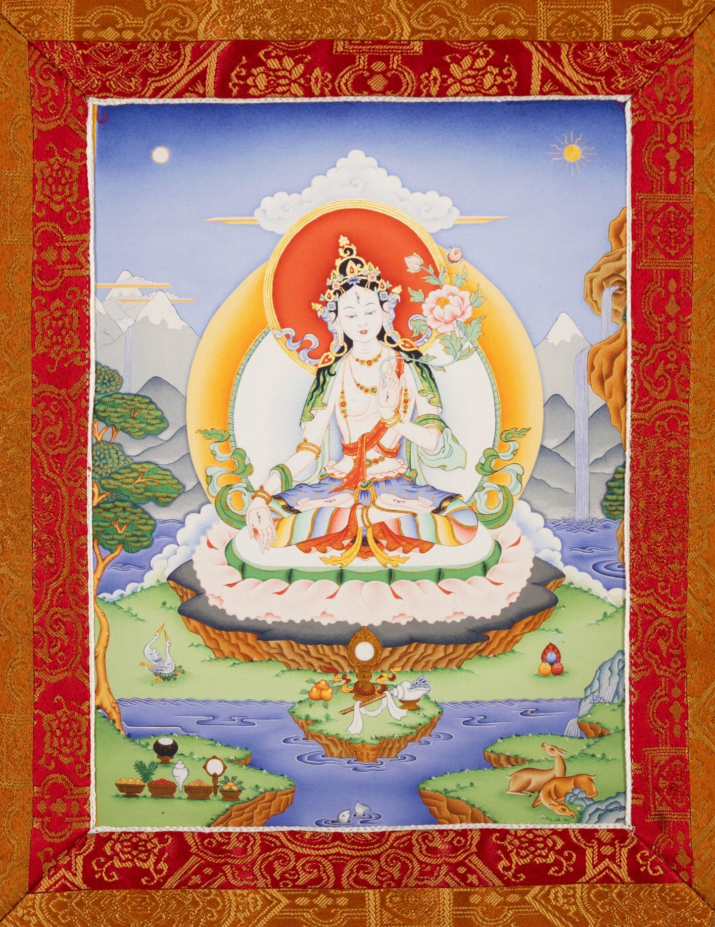 Weiße Tara Thangka II