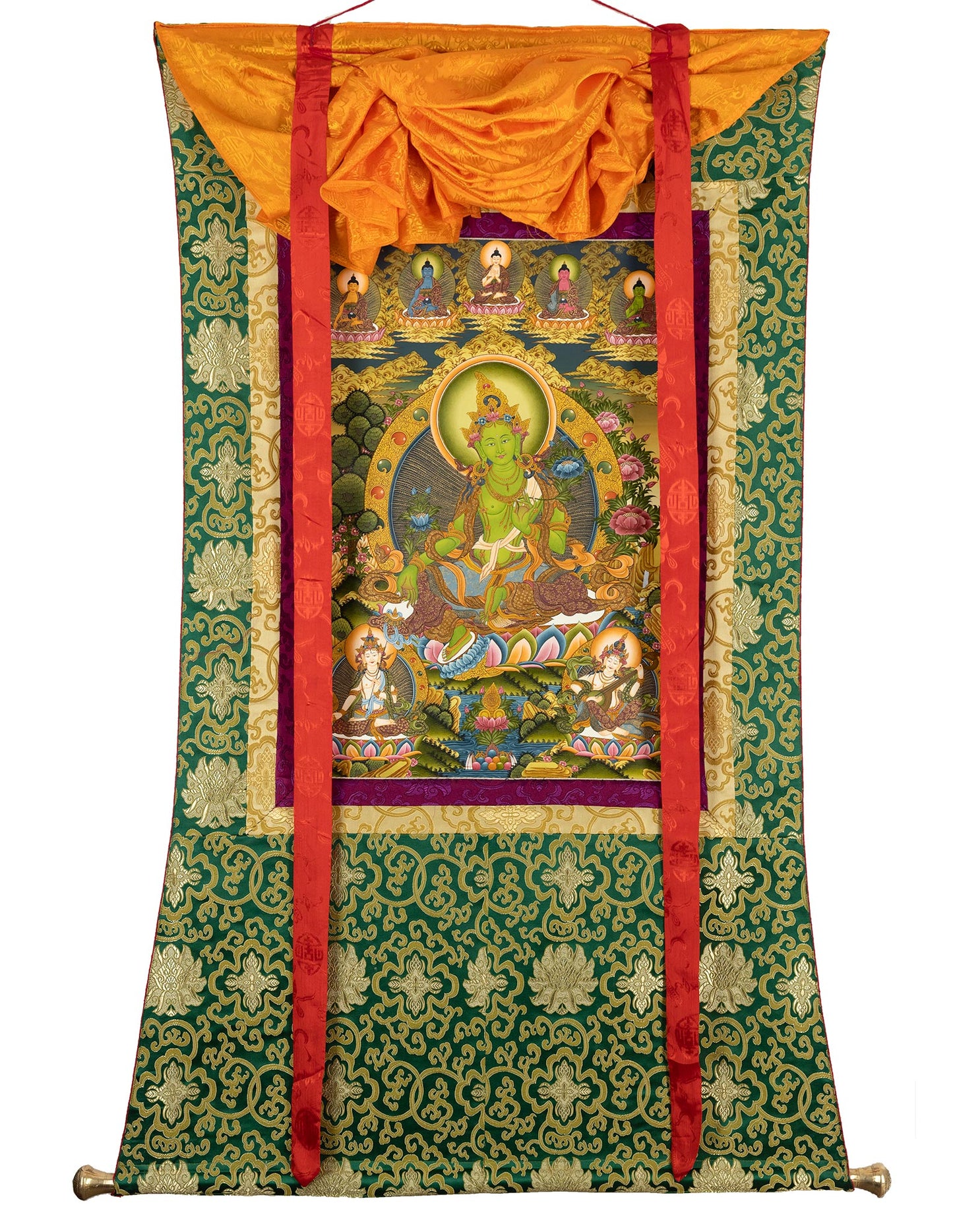 Green Tara Thangka VI