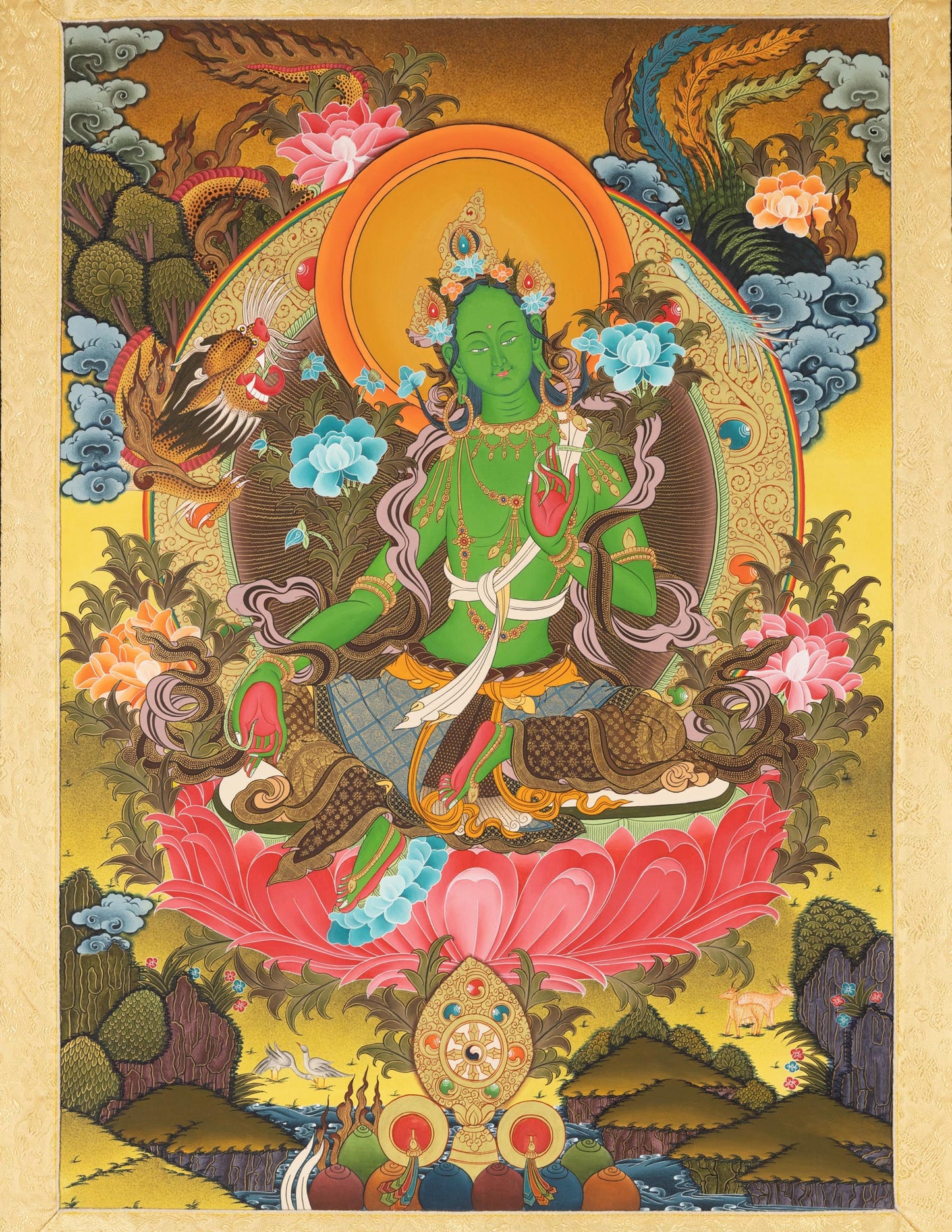 Green Tara Thangka I