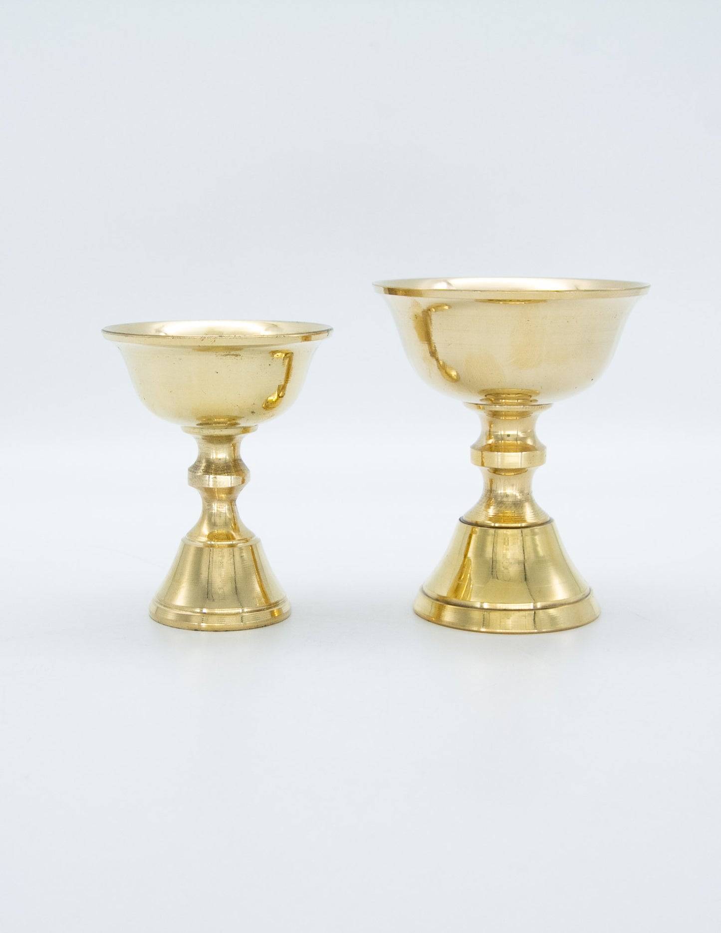 Brass Butter Lamps