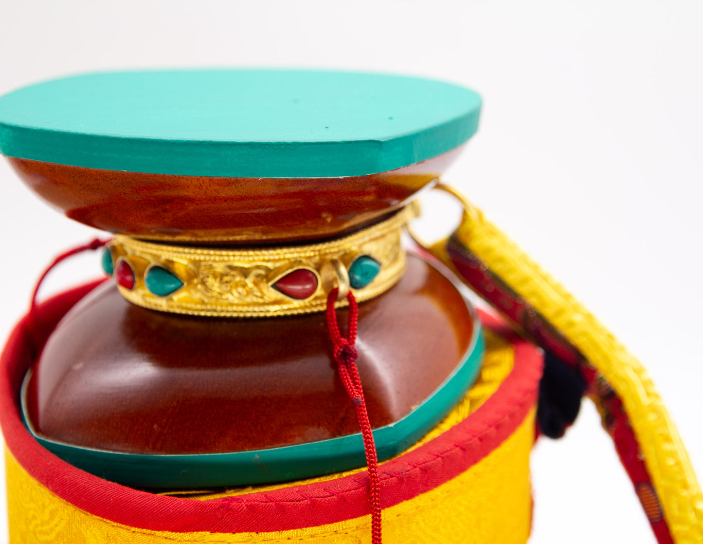 Traditional Damaru – Golden Ring