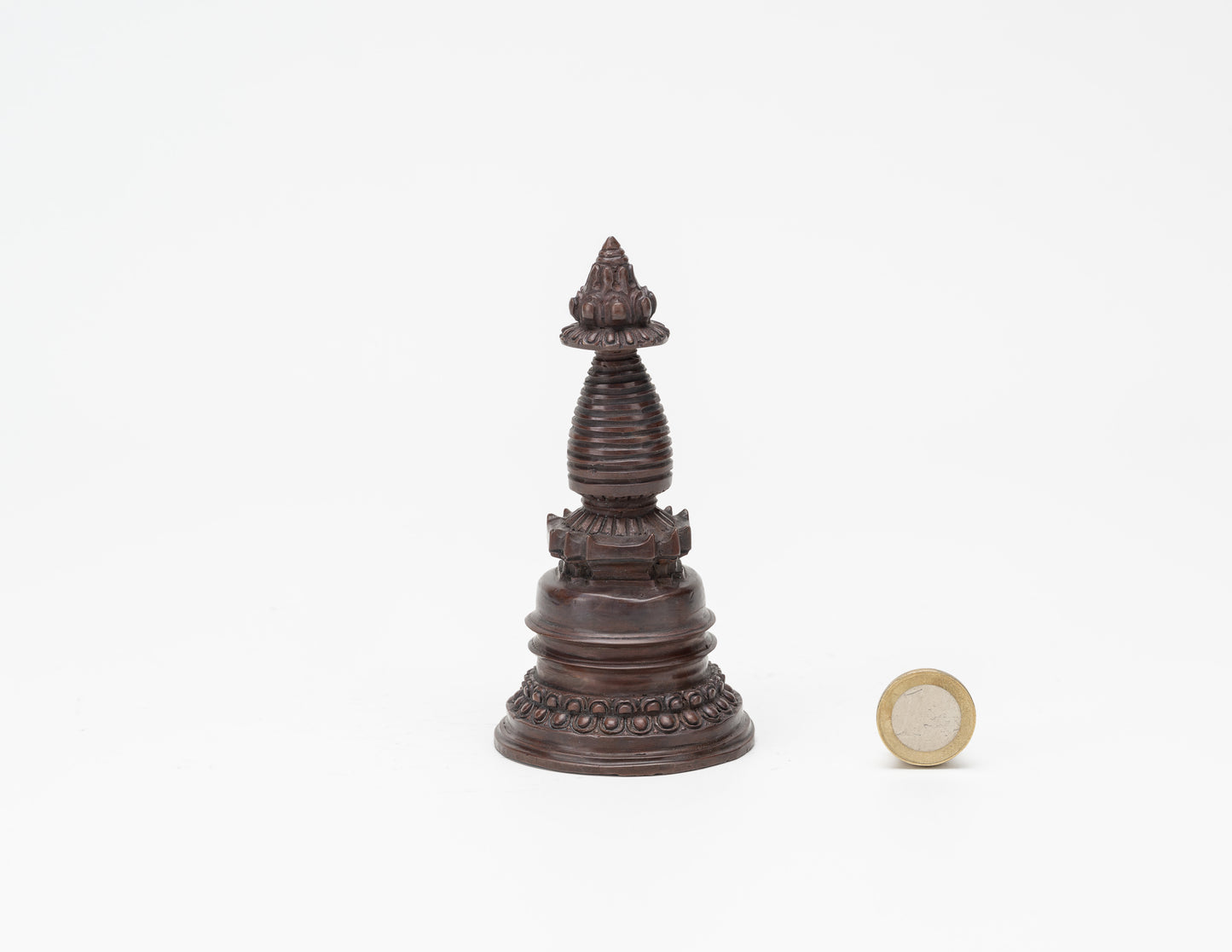 Brass Stupa of Enlightenment – 13 cm