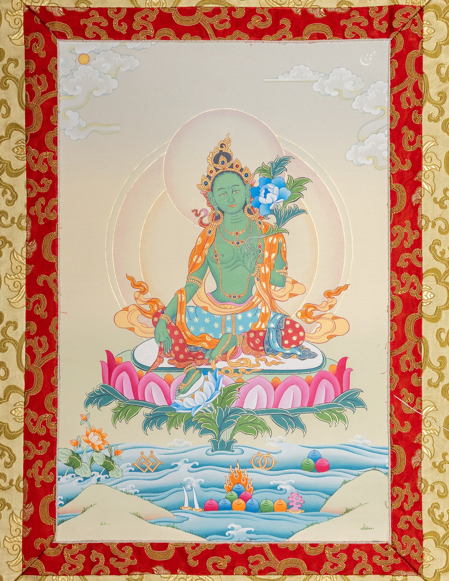 Green Tara Thangka X