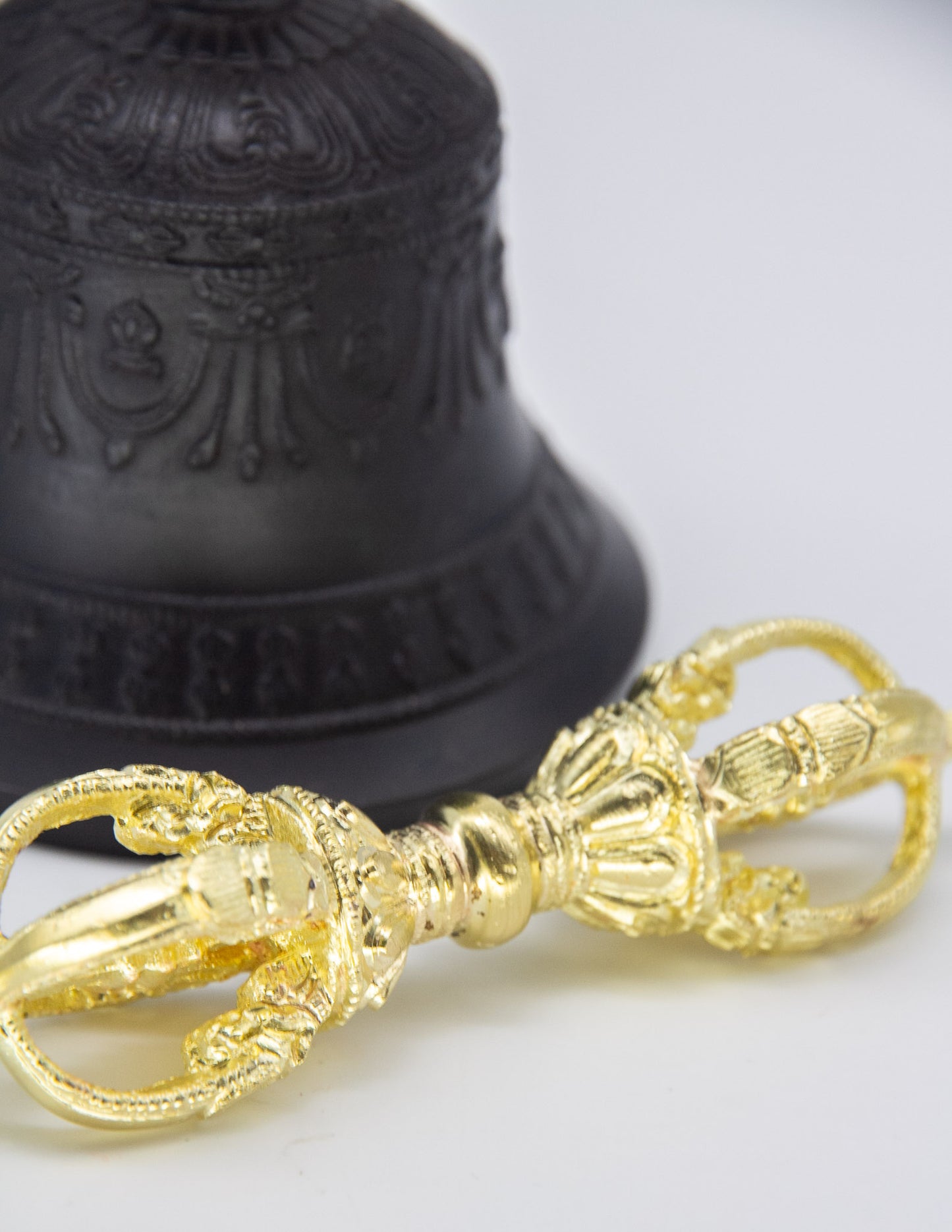 Darkened Bell & Dorje with Gold Contrast IV– Ani