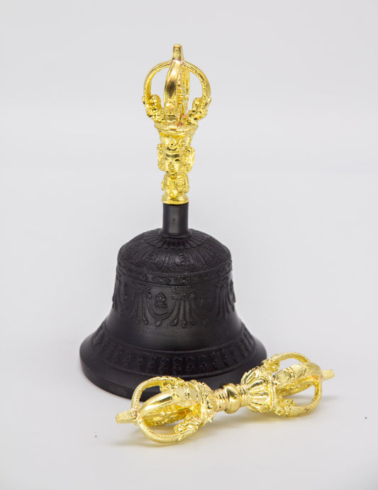 Black Bell & Dorje with Gold Contrast IV– Ani