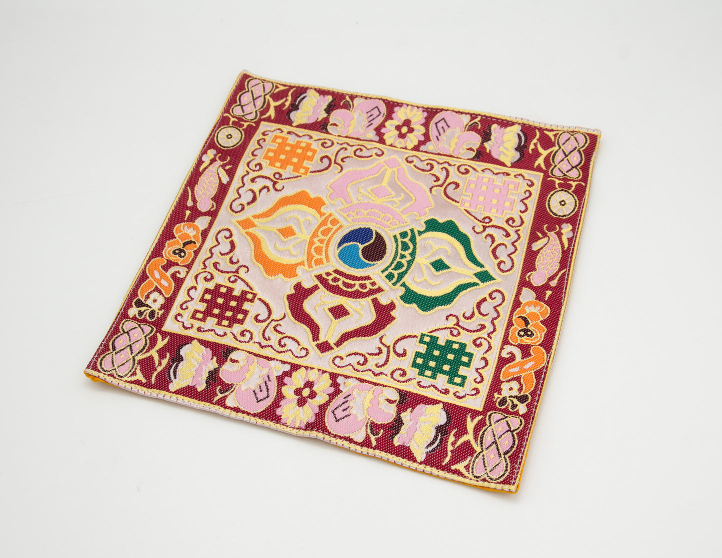 Square Brocade Cloth / Bell & Dorje Mat