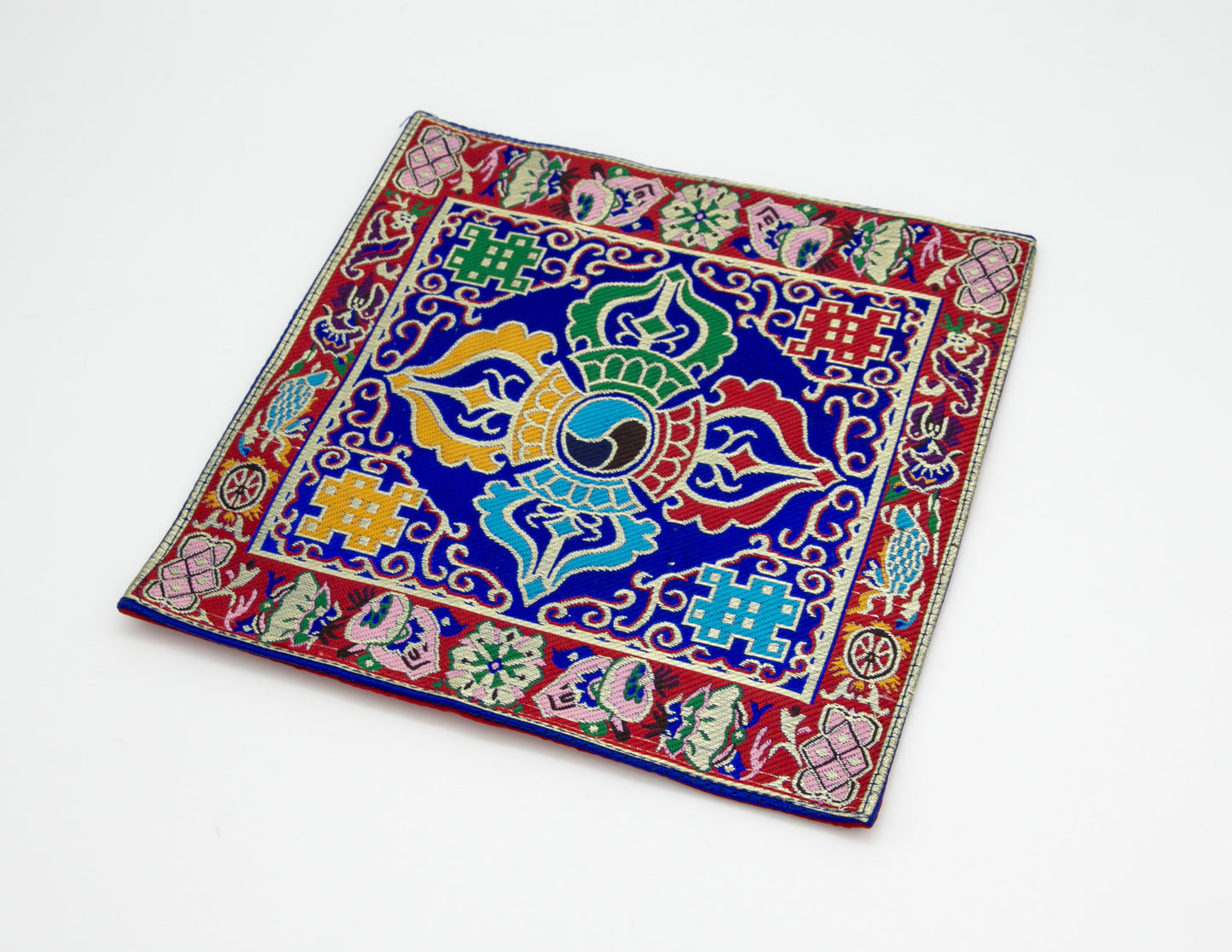 Square Brocade Cloth / Bell & Dorje Mat