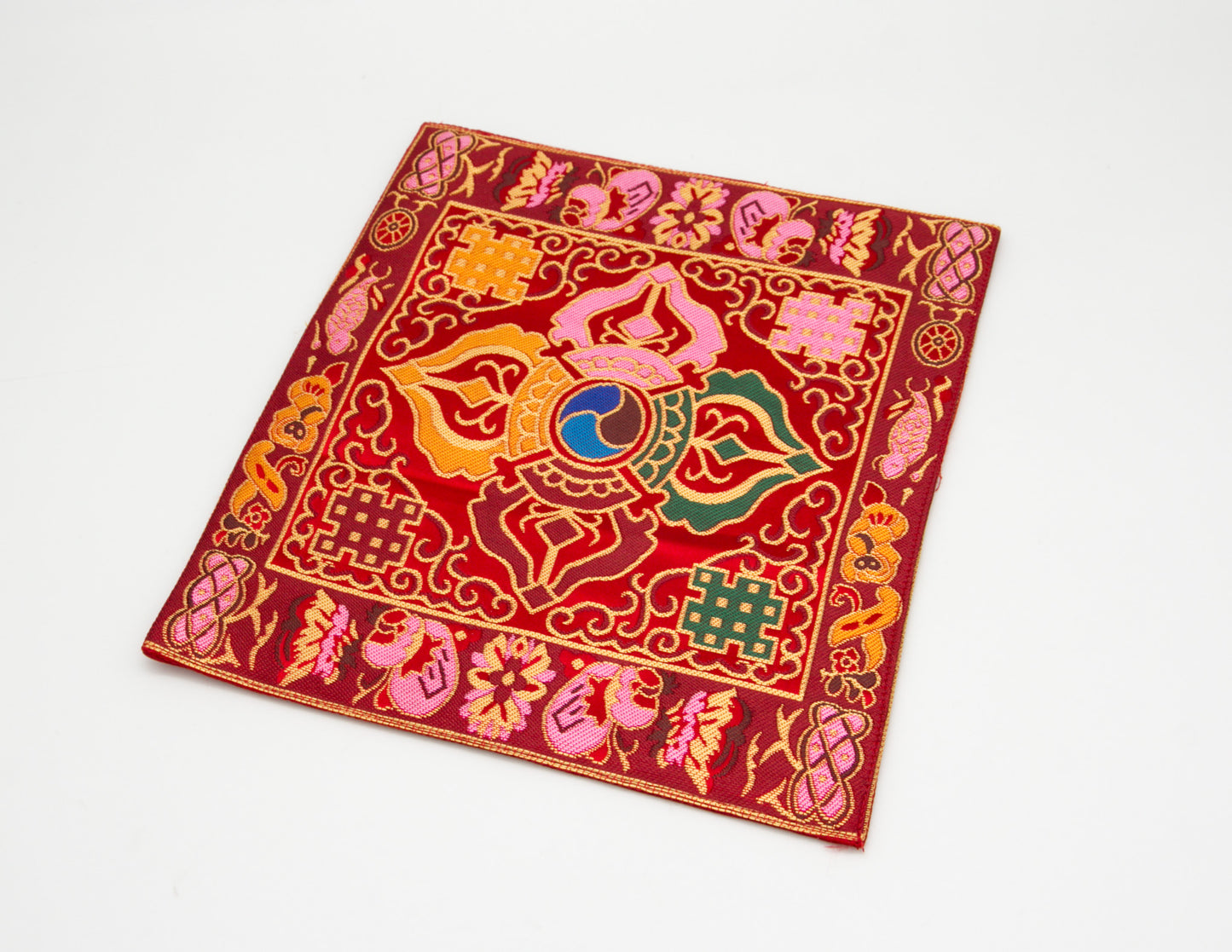 Square Brocade Cloth / Bell & Dorje Mat