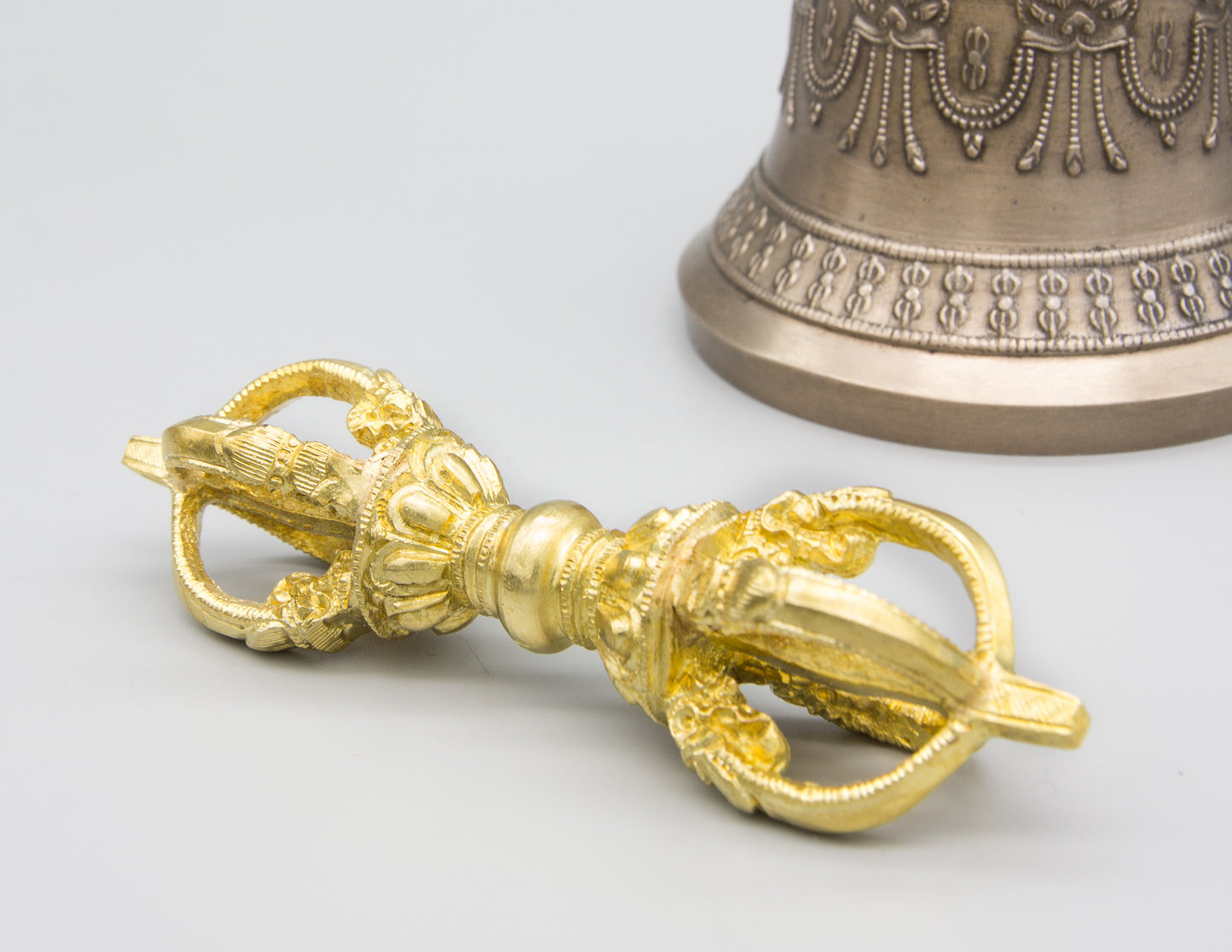 Fine Quality Bell & Dorje with Gold Contrast V – Ani