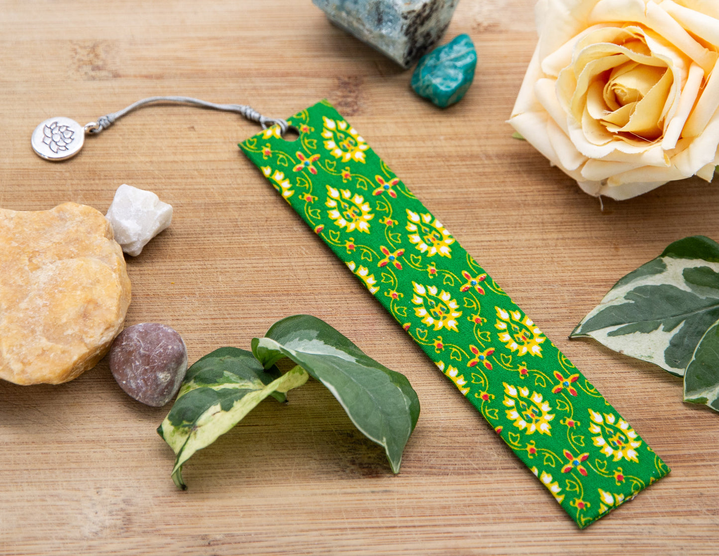 Dharma Bookmark with Pendant