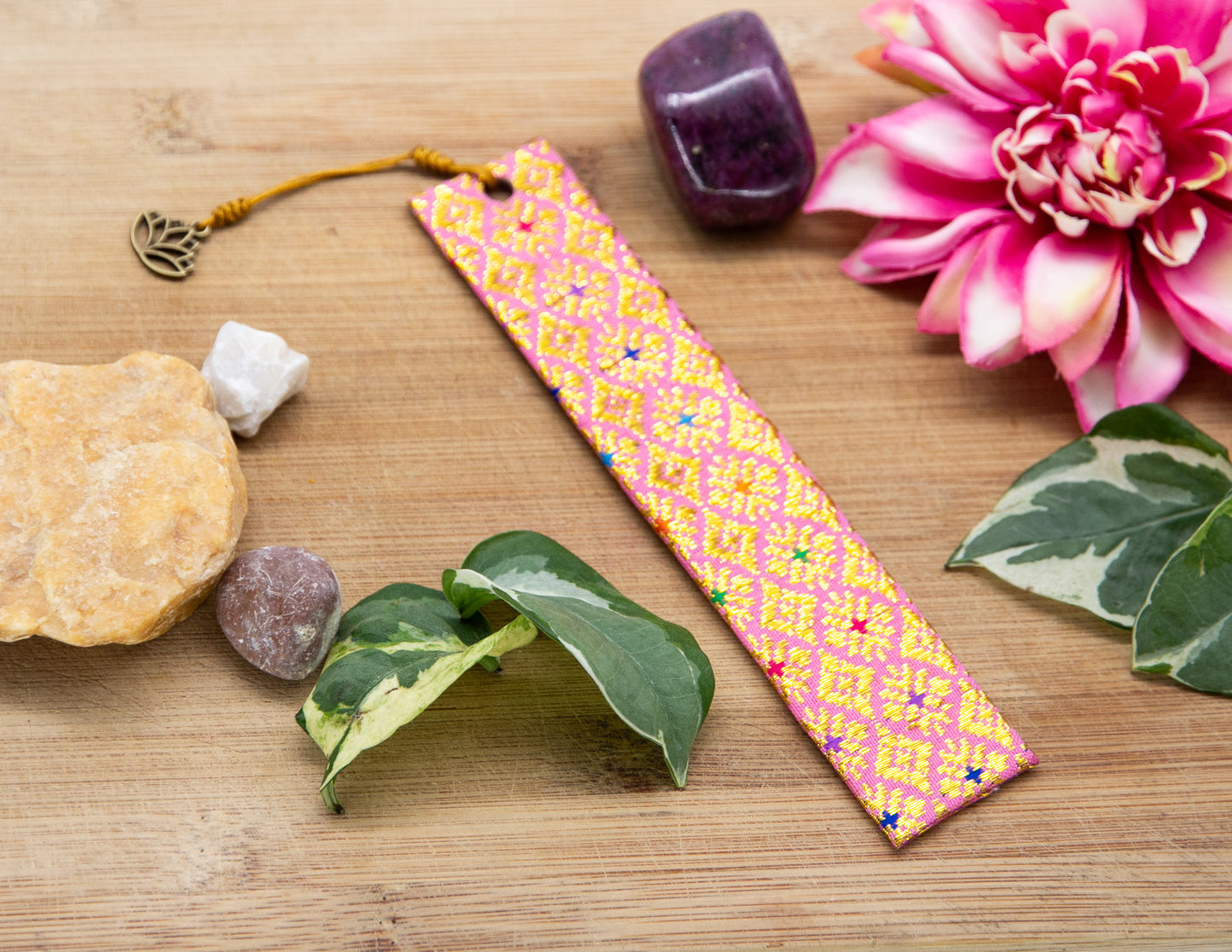 Dharma Bookmark with Pendant