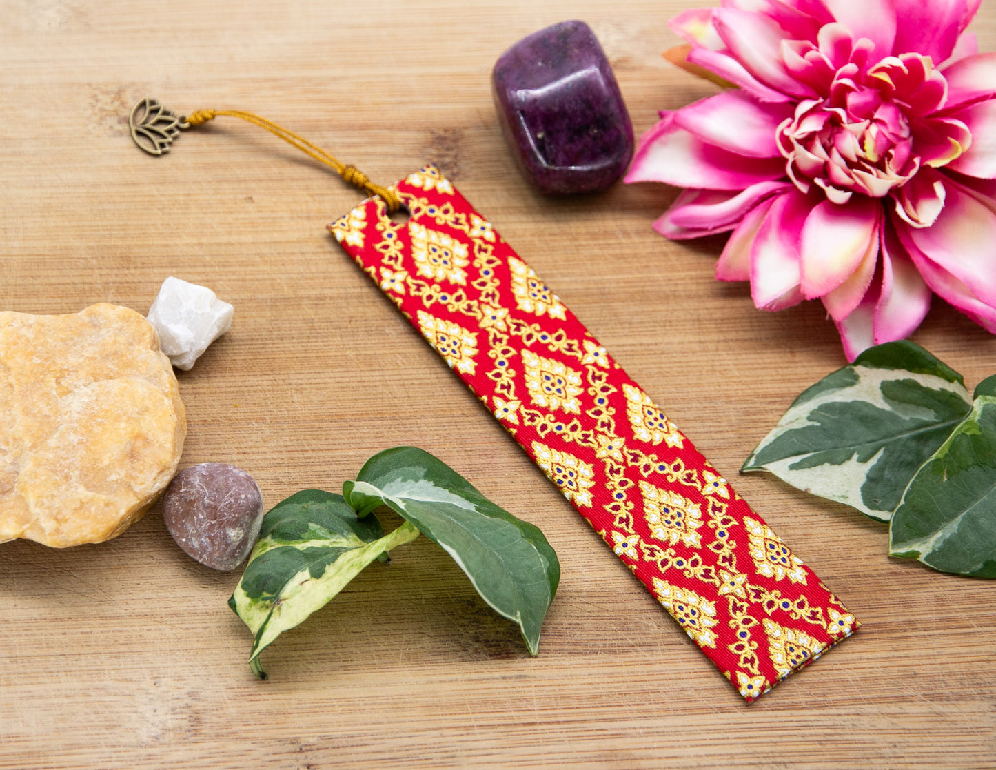 Dharma Bookmark with Pendant