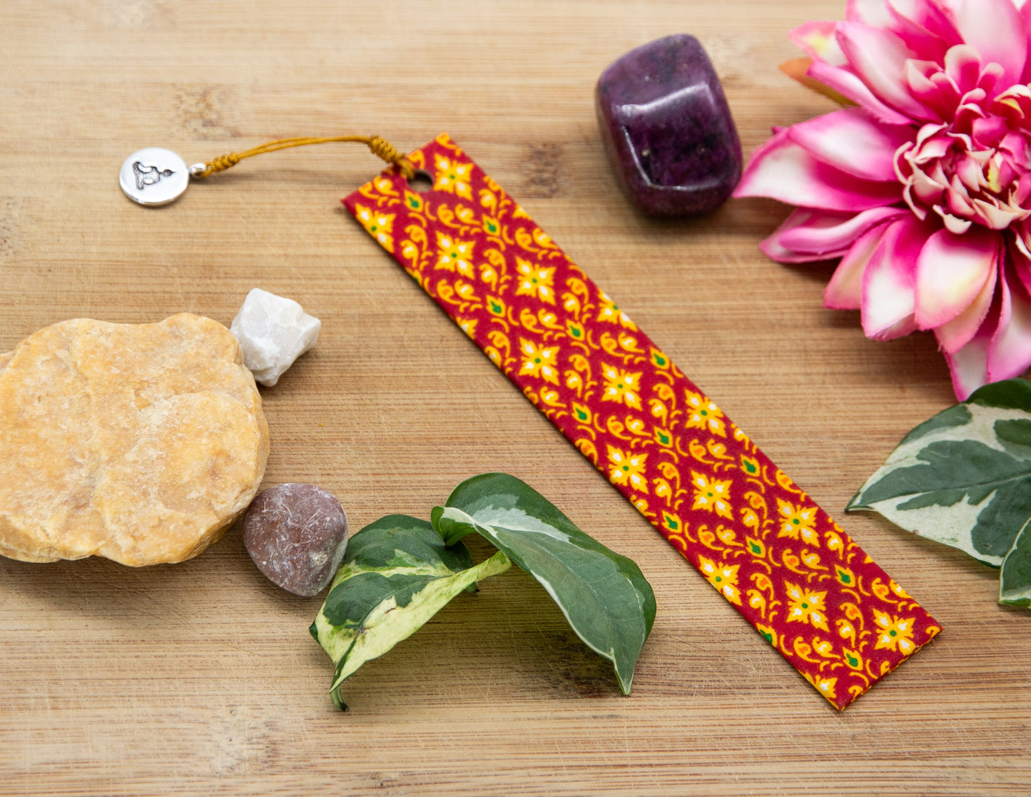 Dharma Bookmark with Pendant