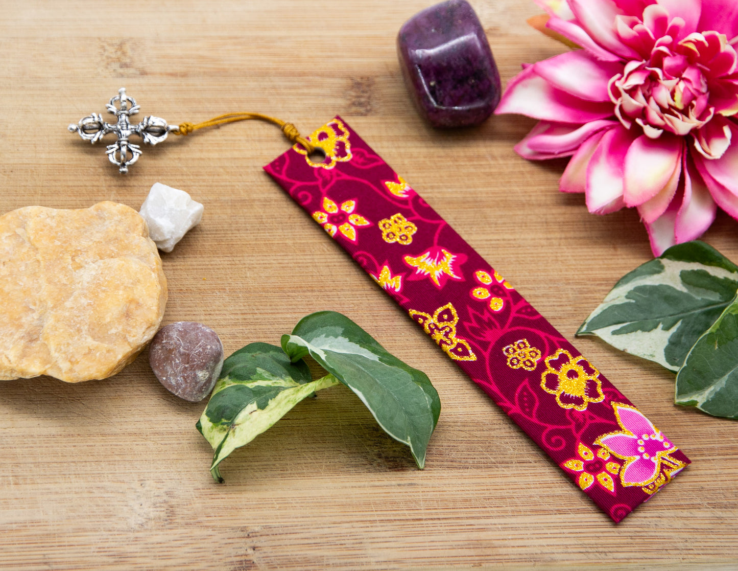 Dharma Bookmark with Pendant