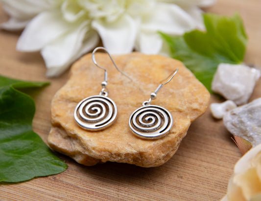 Boucle d'oreilles spirales