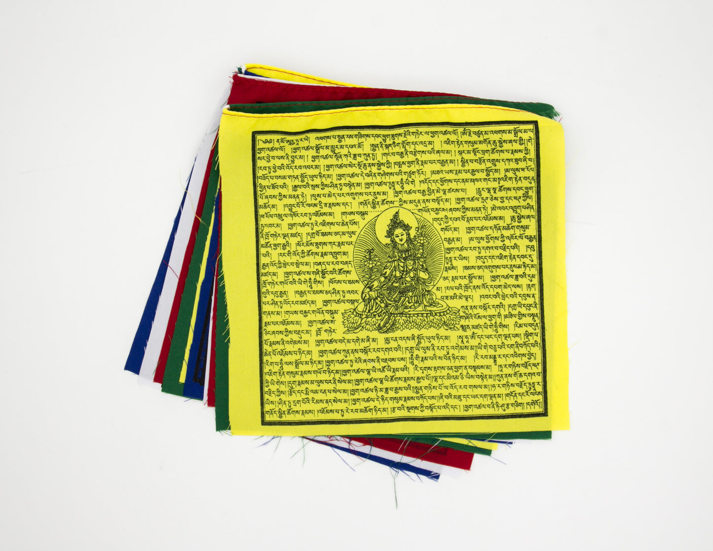 21 Taras Prayer Flags, Multi / 20x20cm, 2m