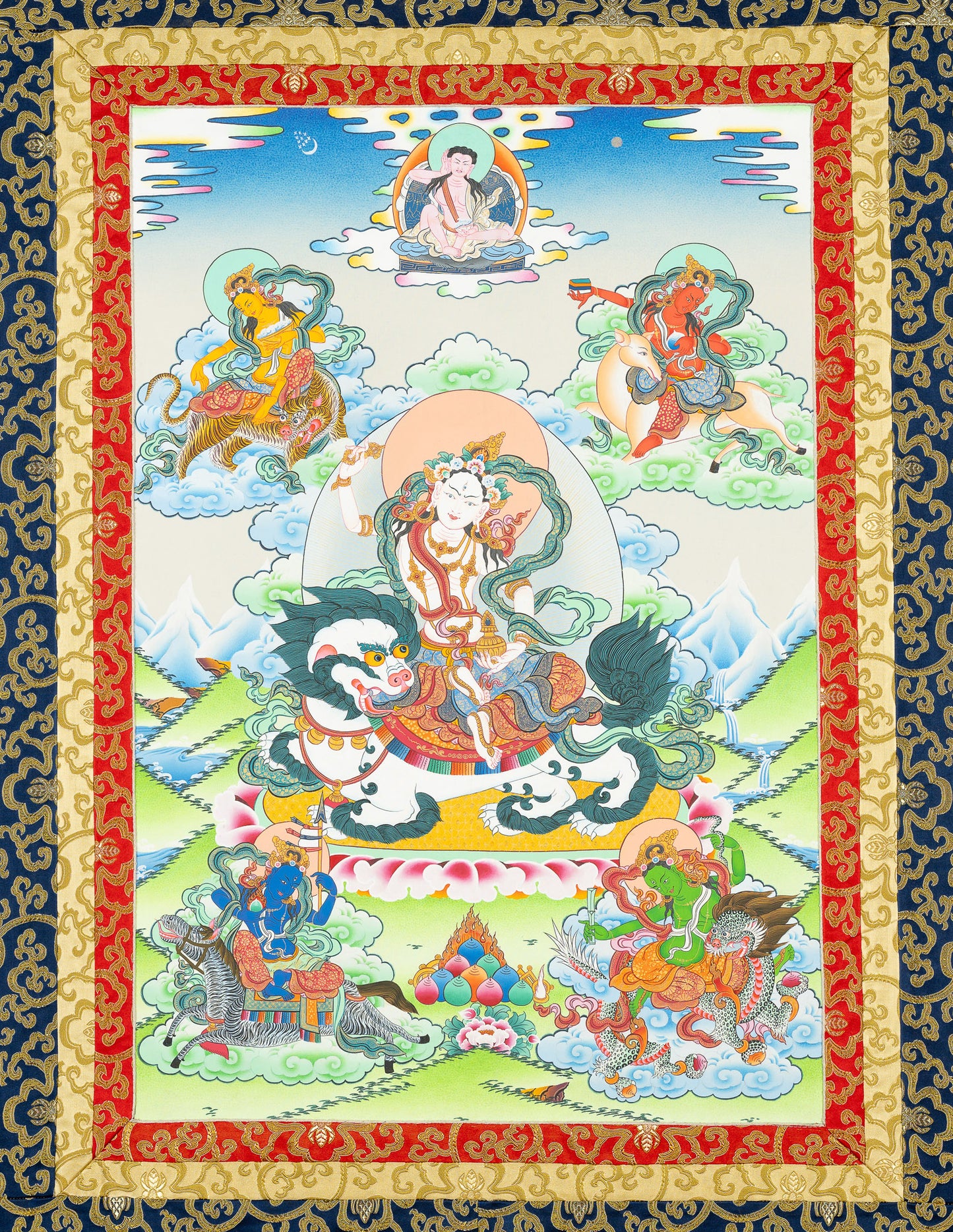 Five Tseringma Sisters Thangka I