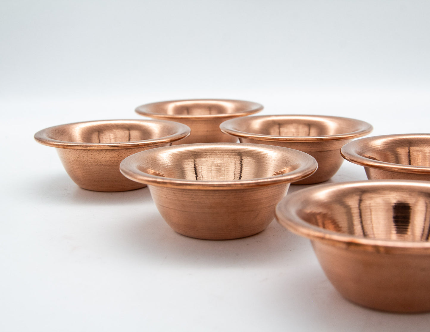 Lightweight Offering Bowl Set, Polished Copper