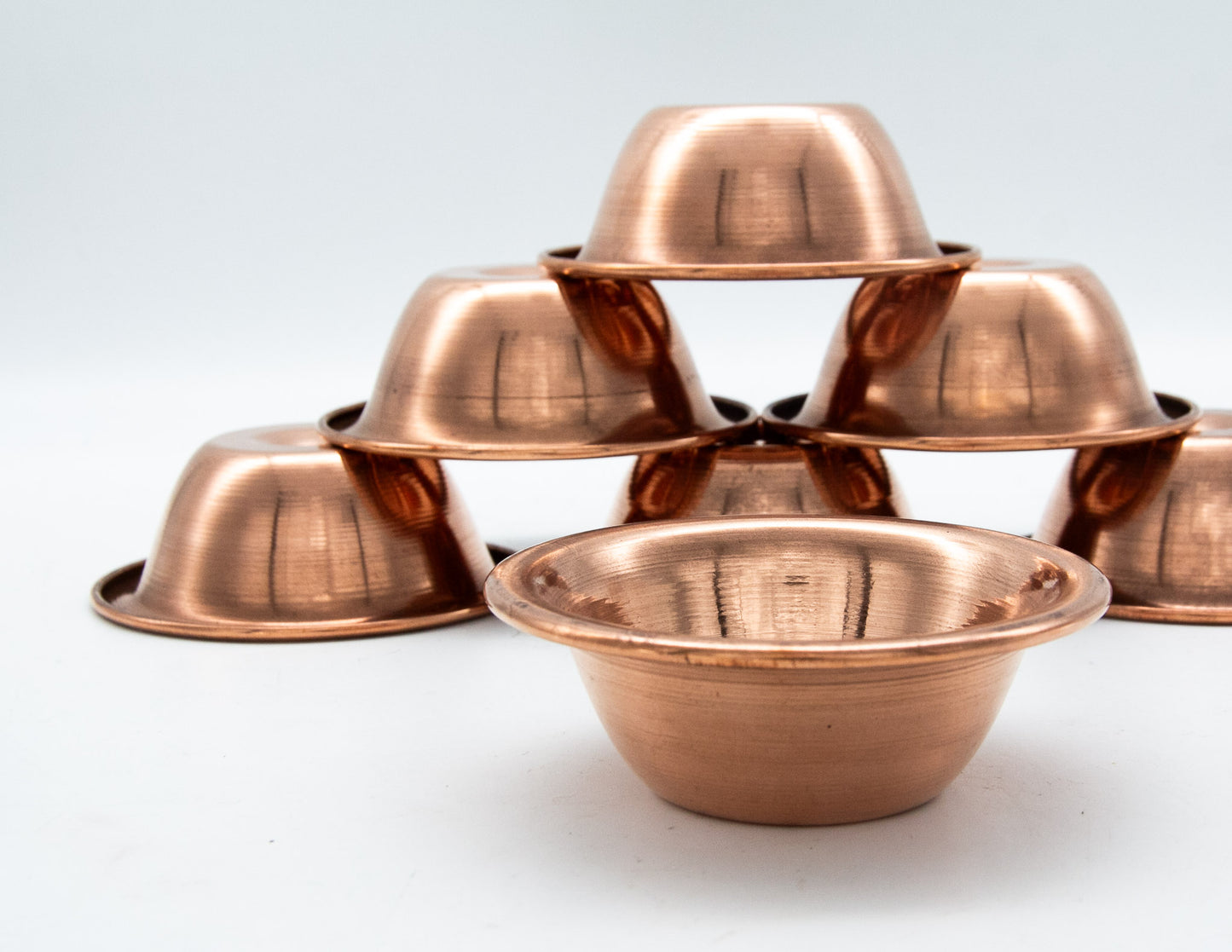 Lightweight Offering Bowl Set, Polished Copper