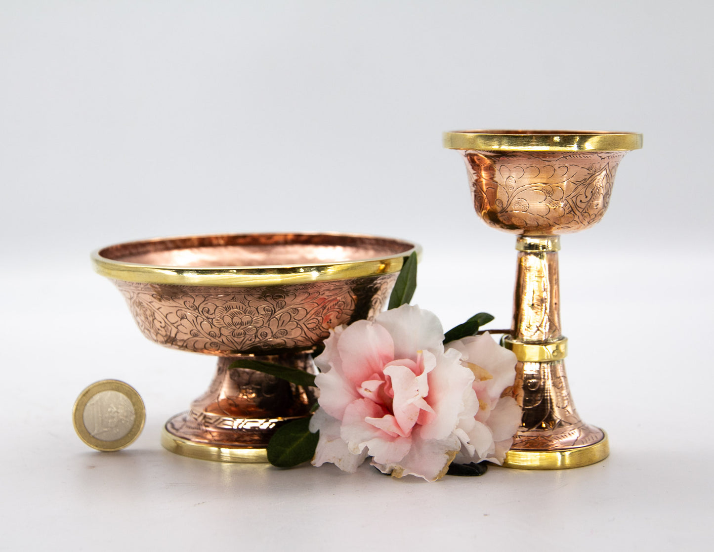 Engraved Serkyem Set, Polished Copper / Medium