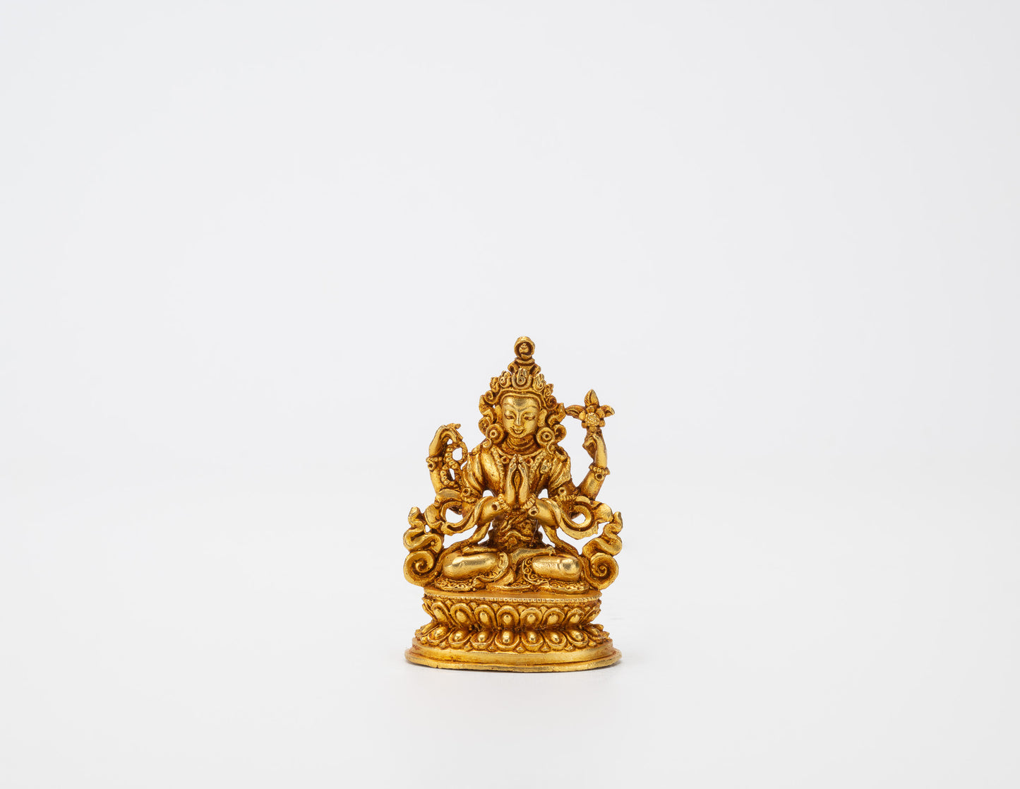 Mini Gold Deity Statues