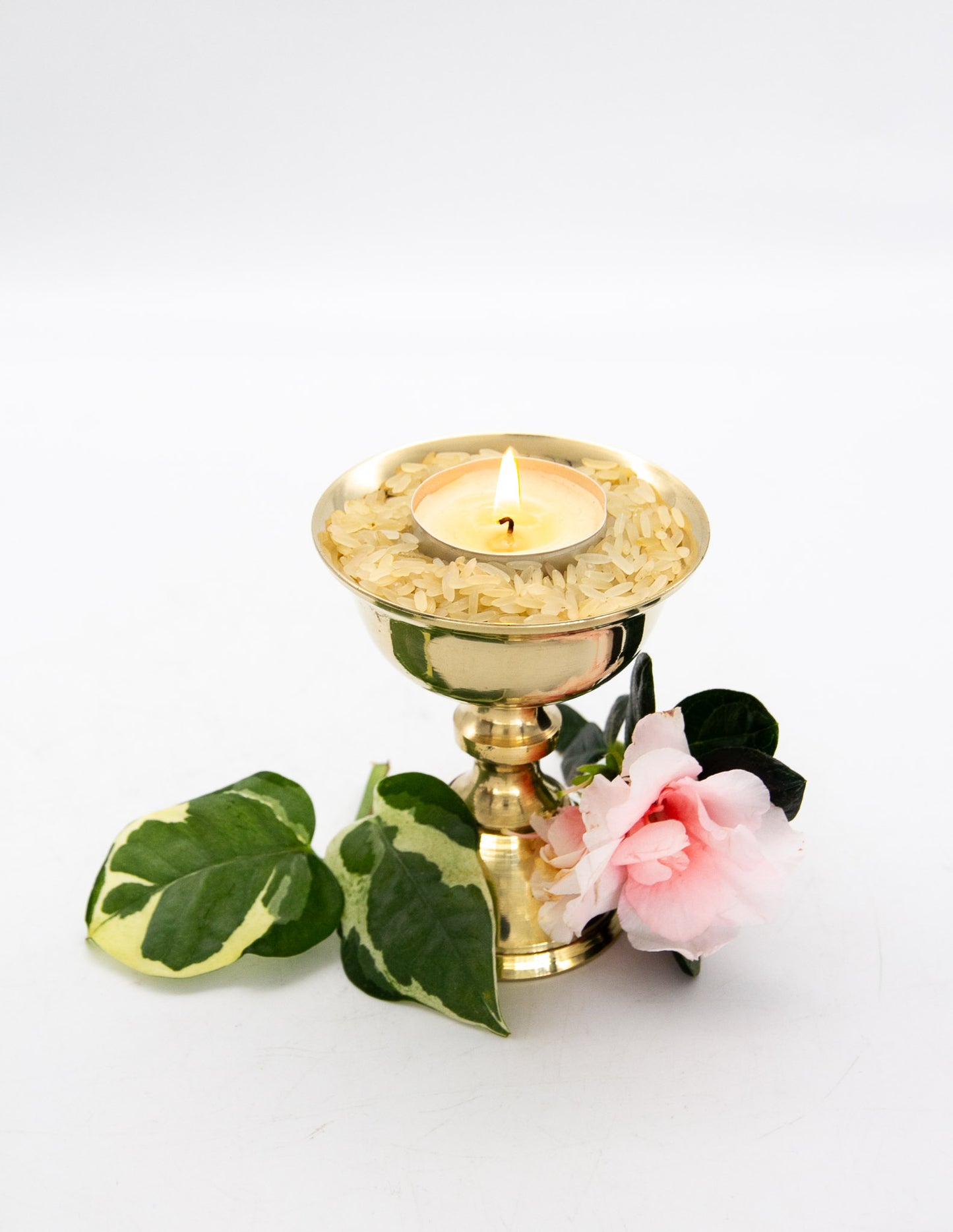 Brass Butter Lamps