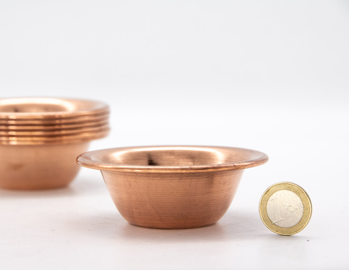 Lightweight Offering Bowl Set, Polished Copper