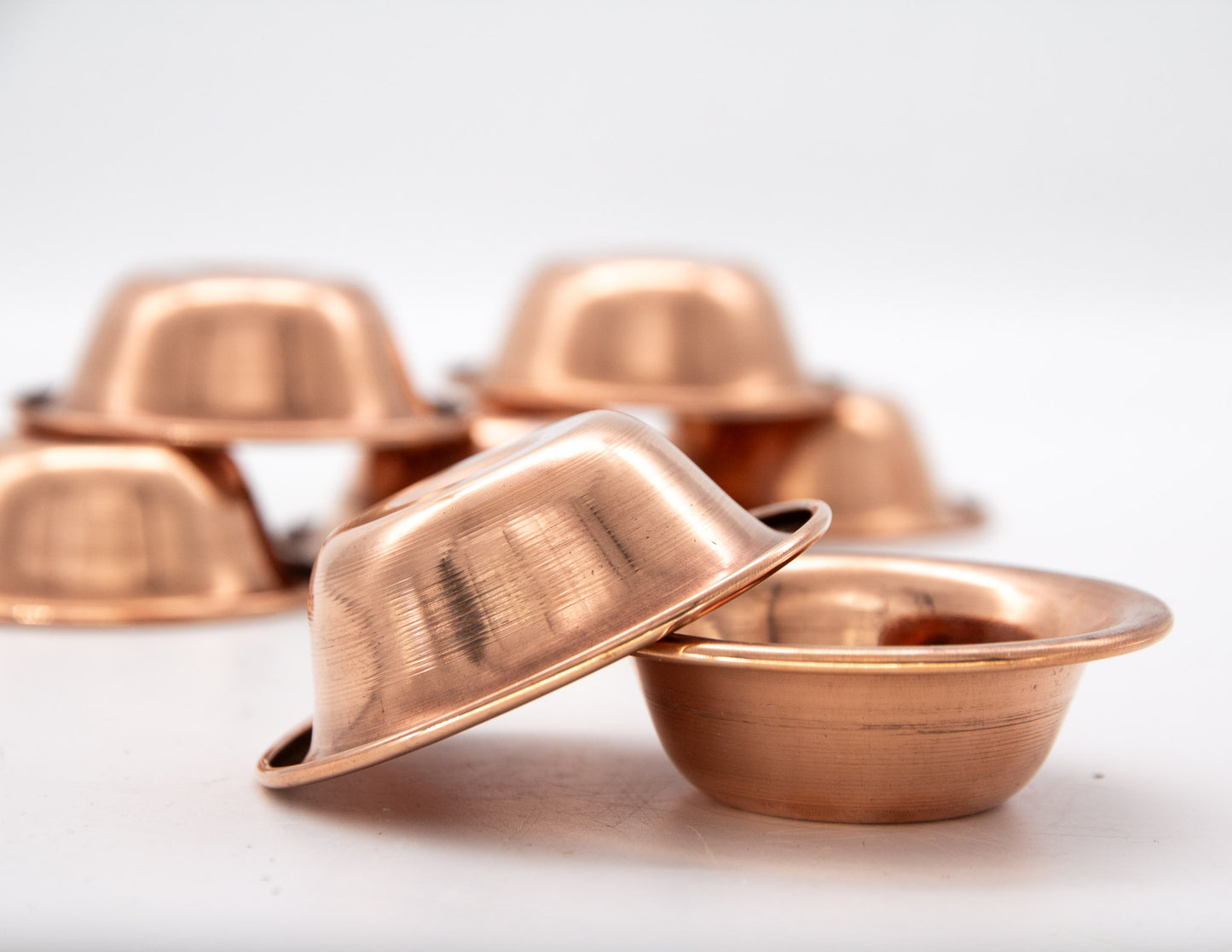 Lightweight Offering Bowl Set, Polished Copper