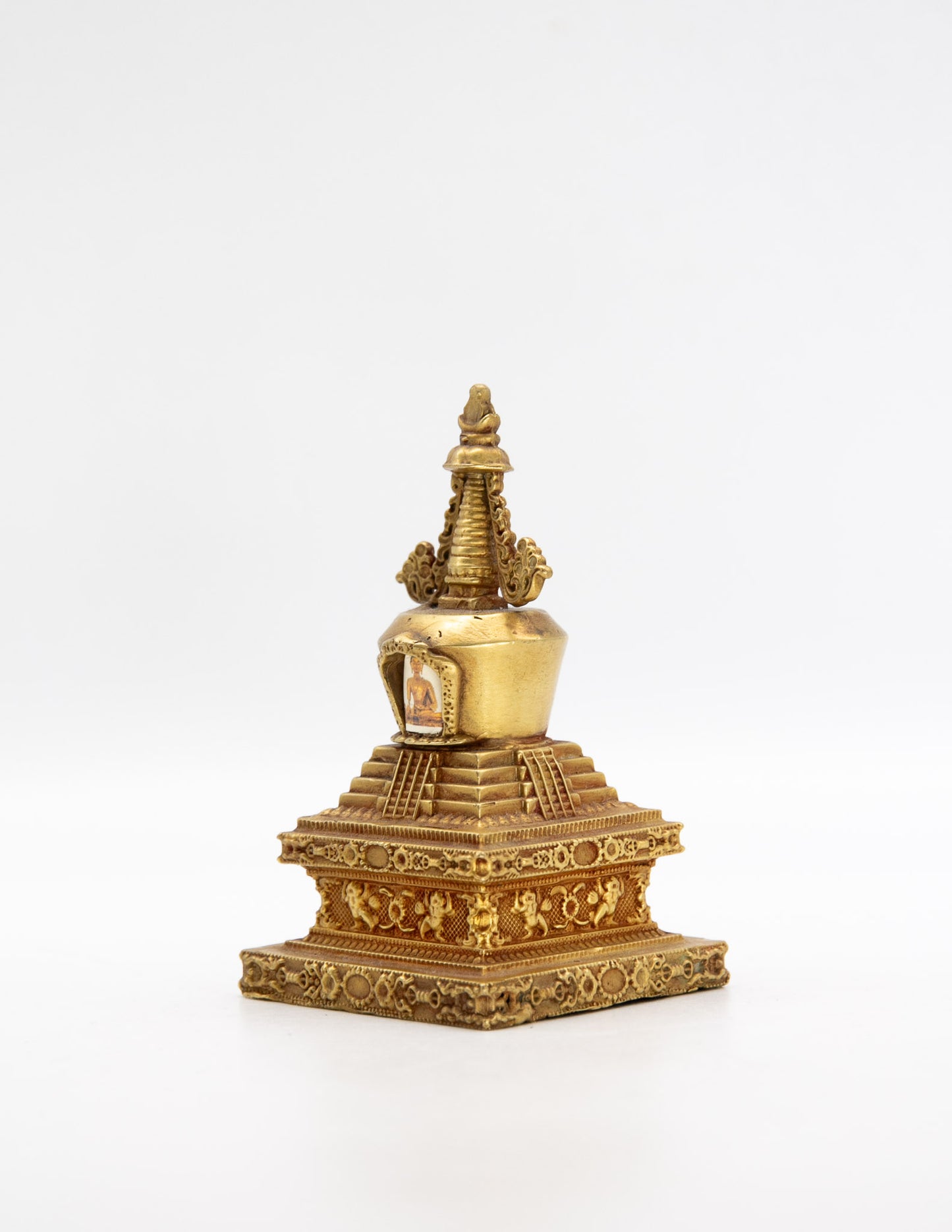 Gold Stupa of Enlightenment – 10.5cm