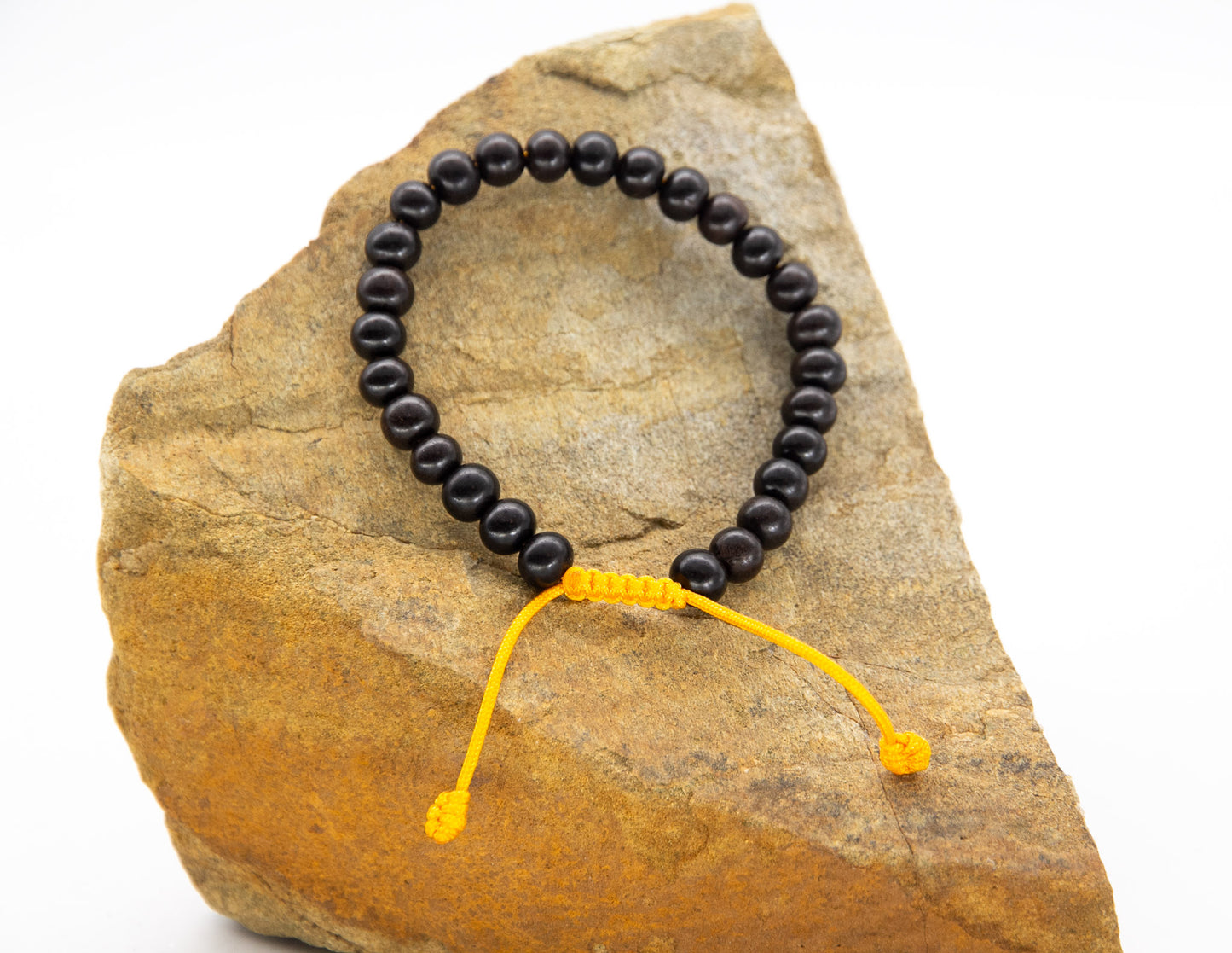 Dark Rosewood Wrist Mala – 27 Beads