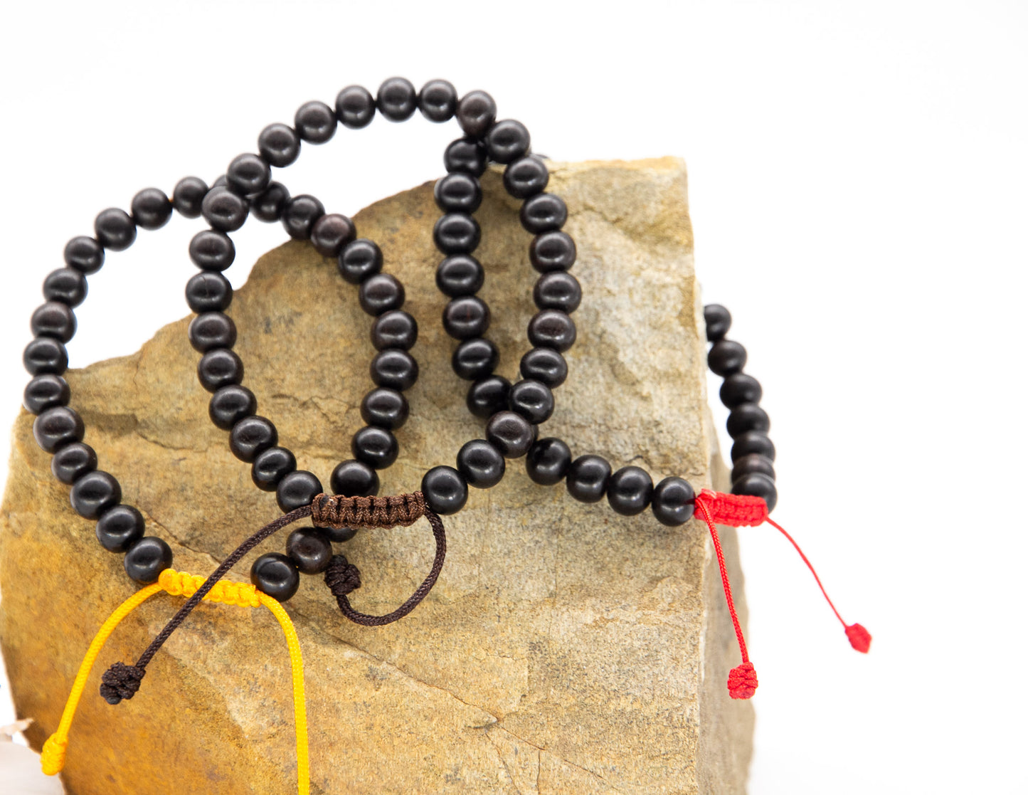 Dark Rosewood Wrist Mala – 27 Beads