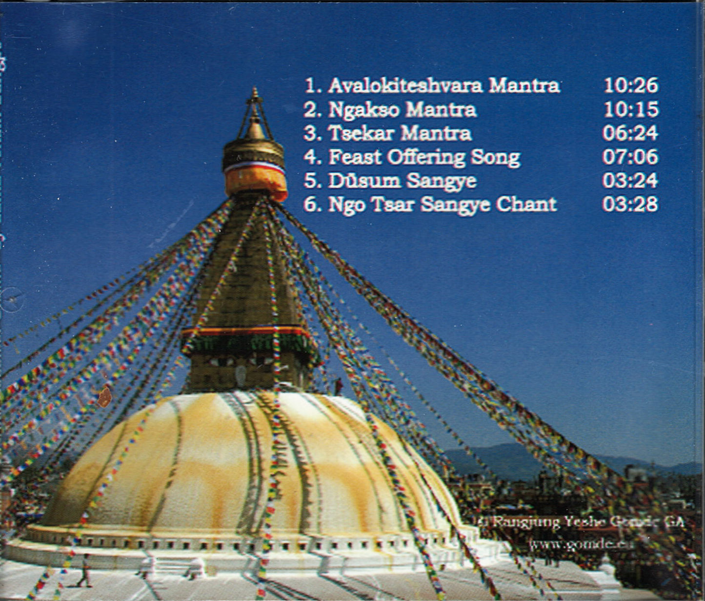 Tashi Delek - CD de cantos budistas tibetanos