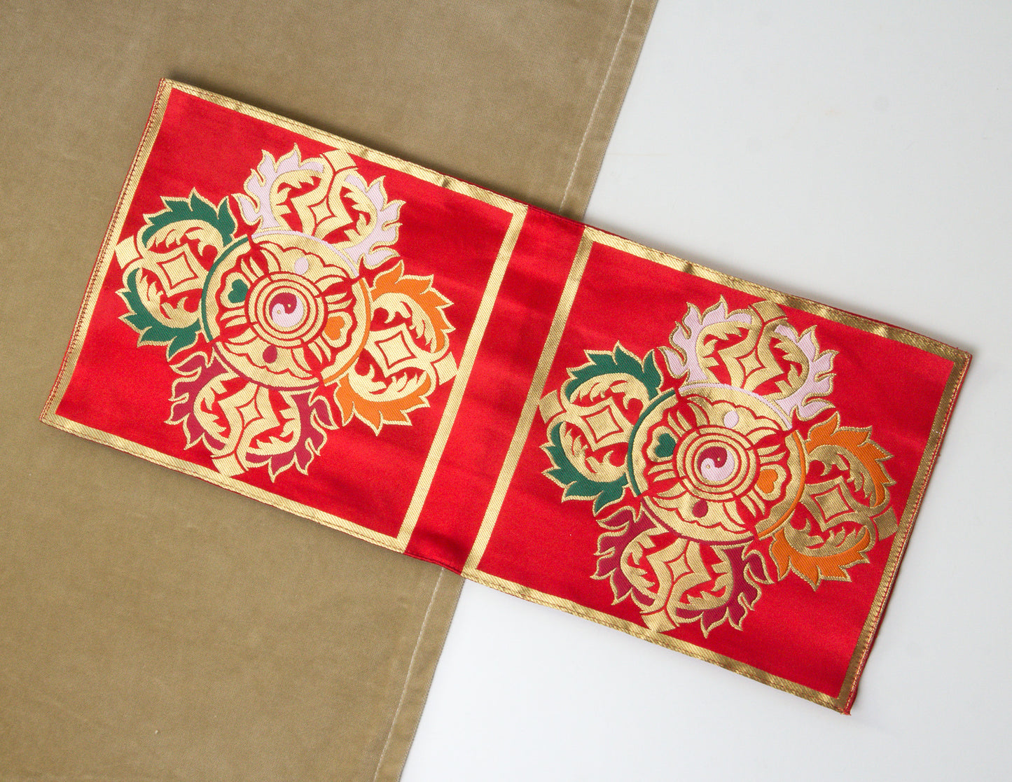 Small Brocade Cloth / Bell & Dorje Mat – Double Dorje