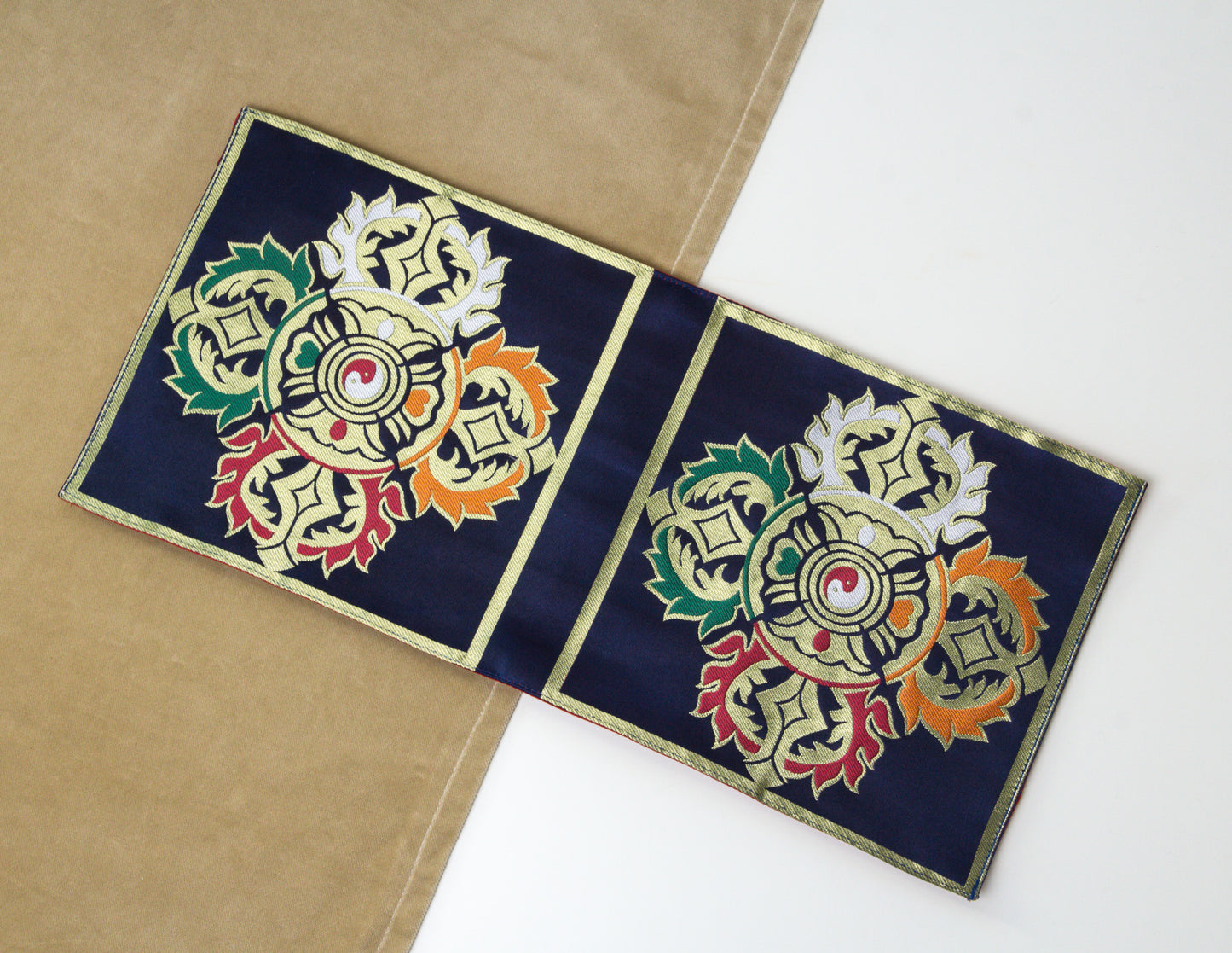 Small Brocade Cloth / Bell & Dorje Mat – Double Dorje