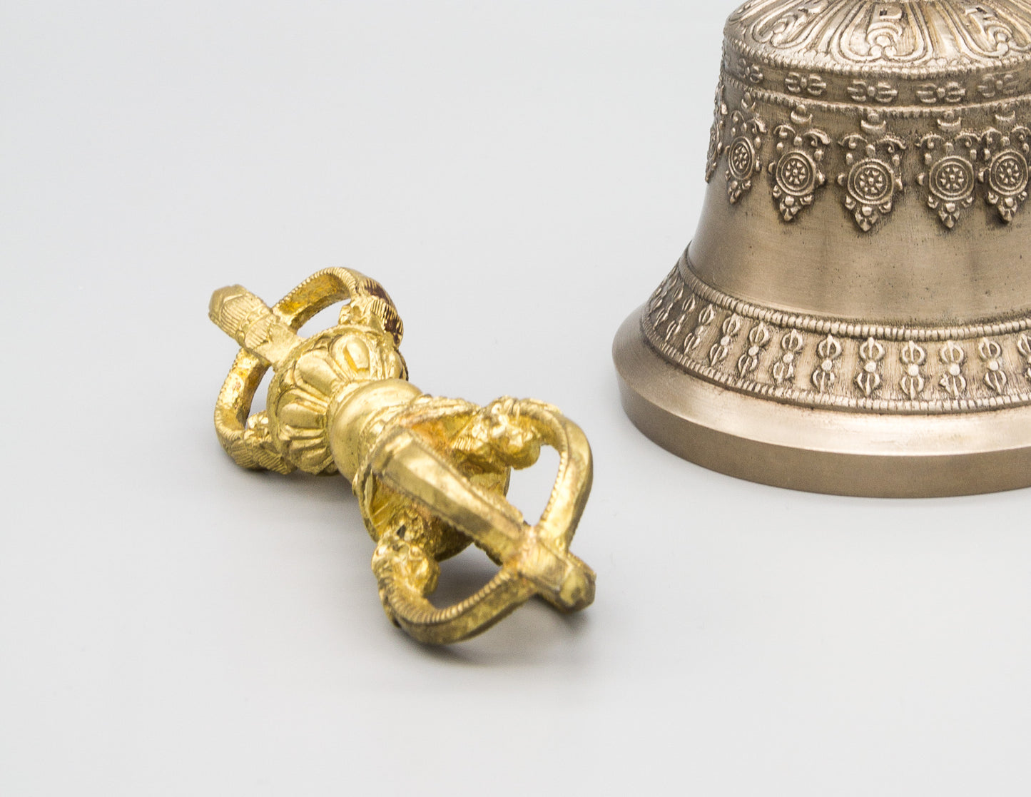 Fine Quality Bell & Dorje with Gold Contrast I – Ani