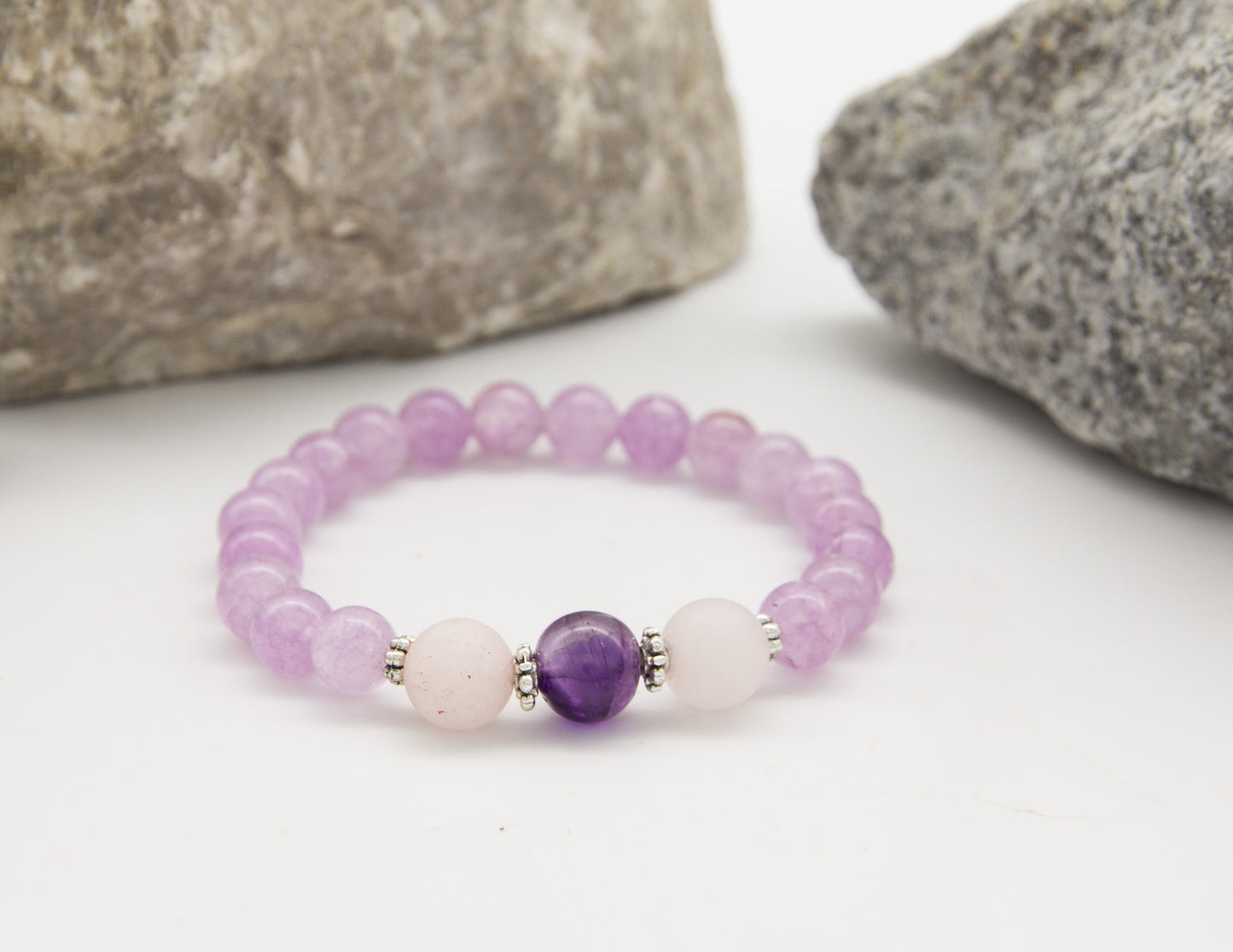 Cloudy Amethyst Bracelet