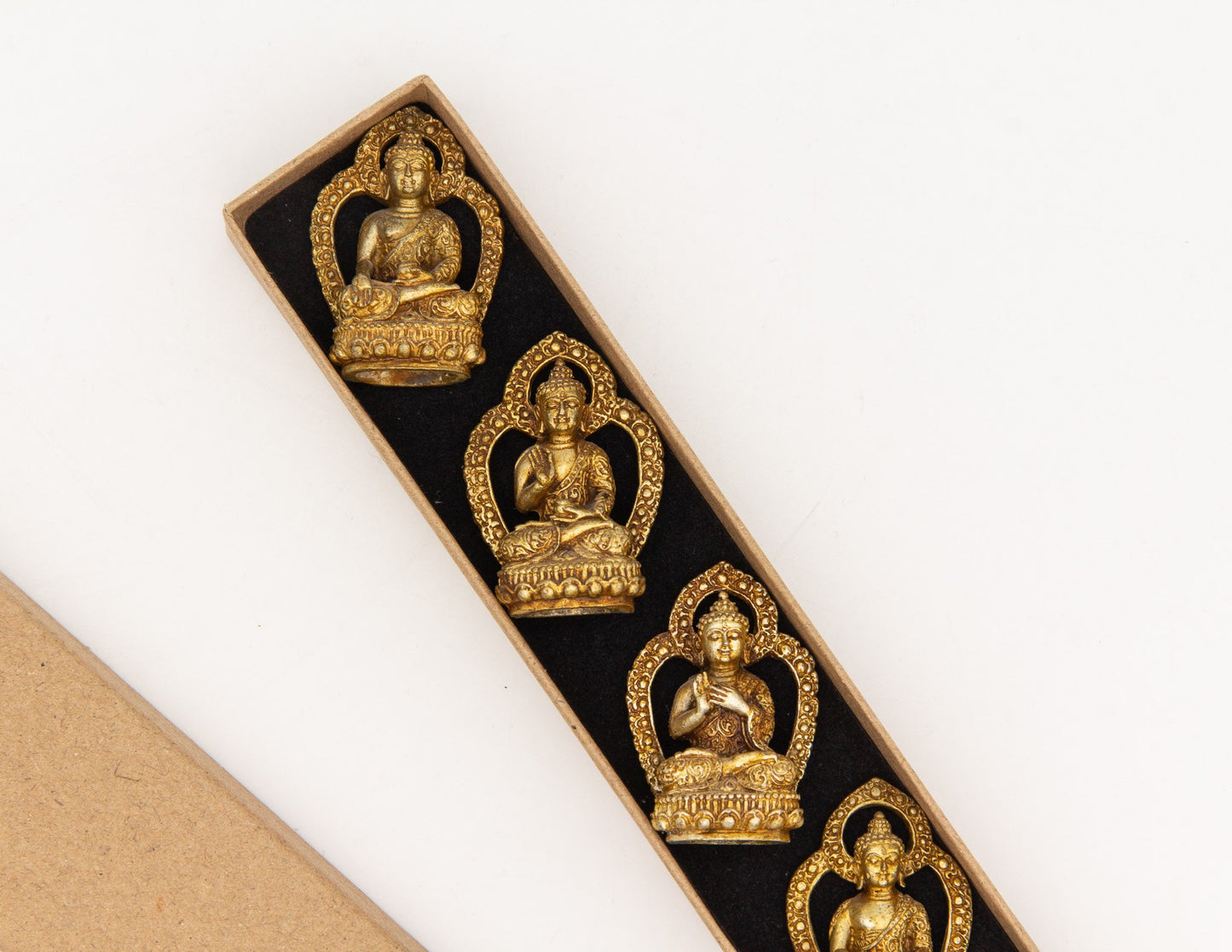 Five Buddha Families Mini Statue Set