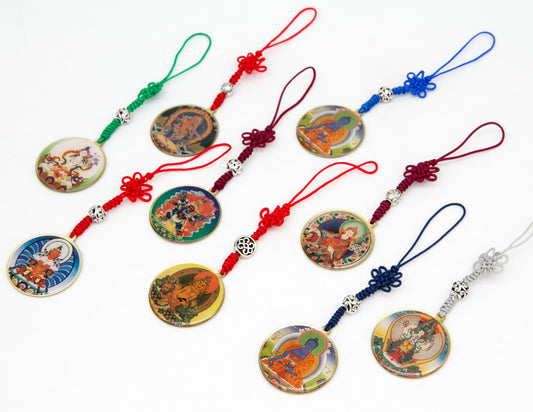 Pendentifs de divinité colorés