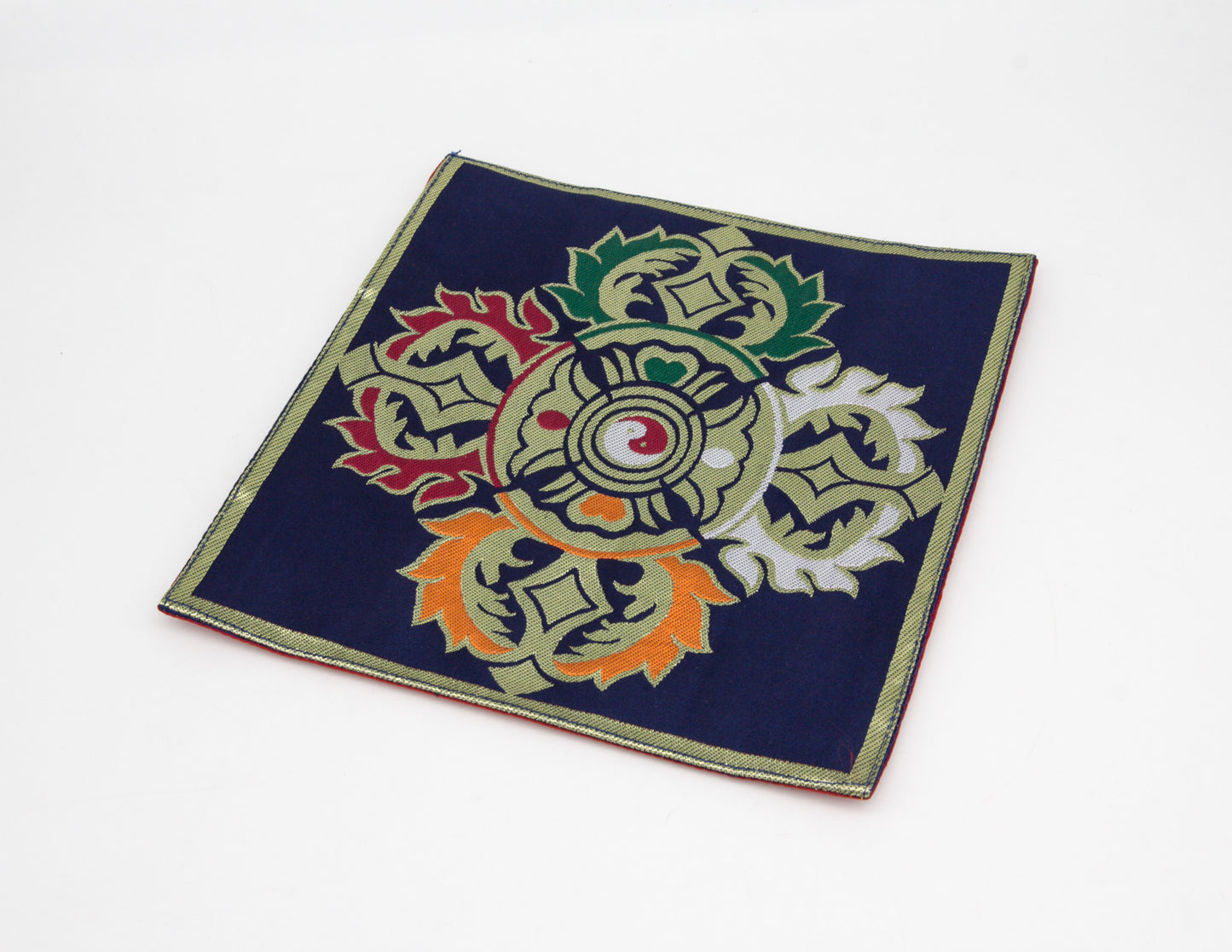 Square Brocade Cloth / Bell & Dorje Mat – Double Dorje