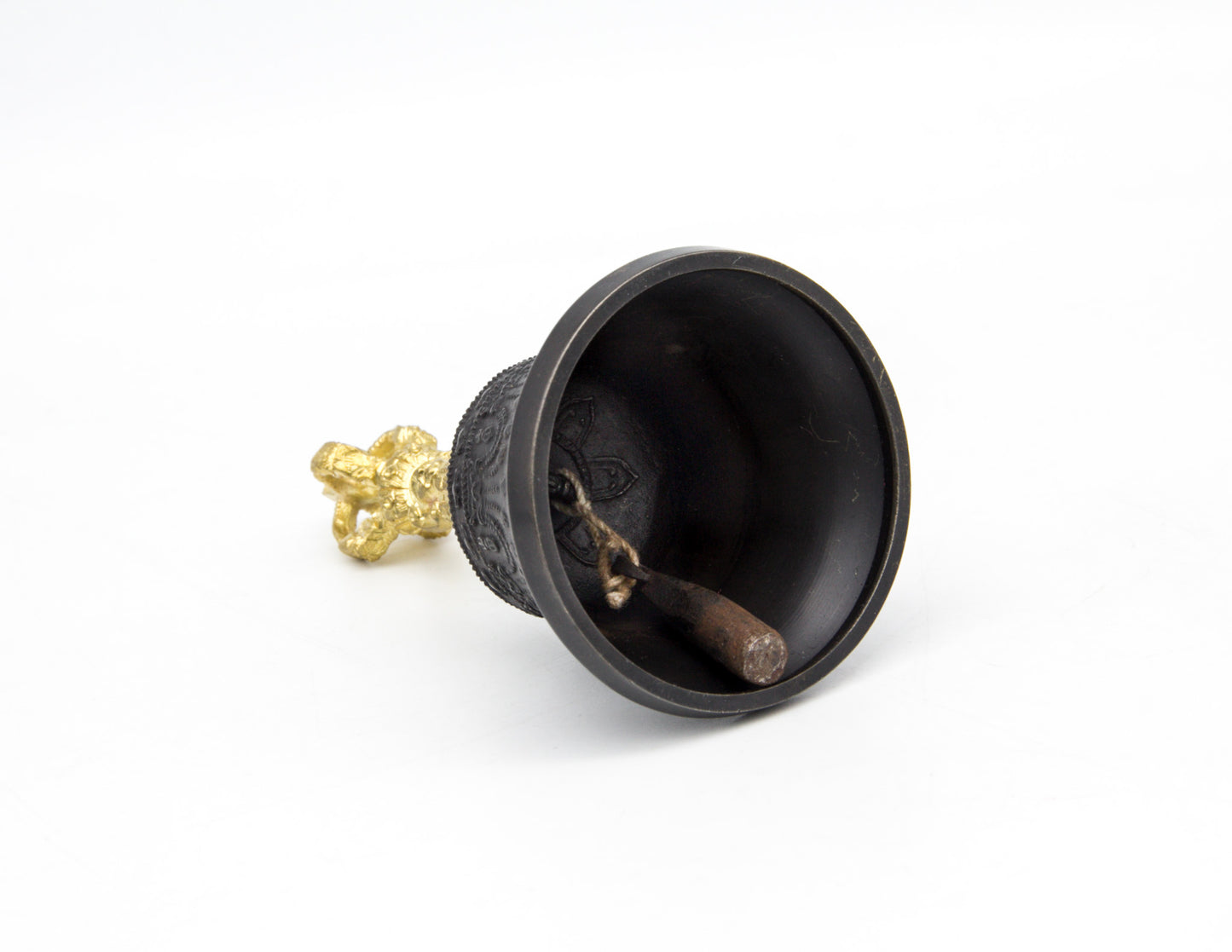 Darkened Bell & Dorje with Gold Contrast I – Mini