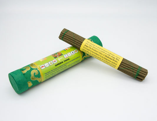 Grüne Tara Räucherstäbchen – Brokathülle