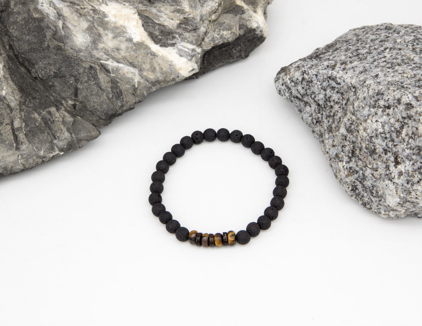Lava Stone Bracelet – 6mm