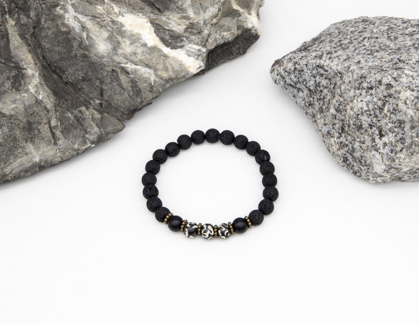 Lava Stone Bracelet – 8mm