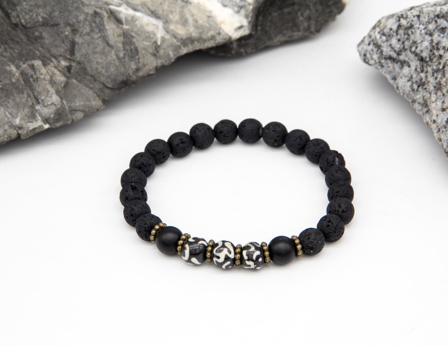 Lava Stone Bracelet – 8mm