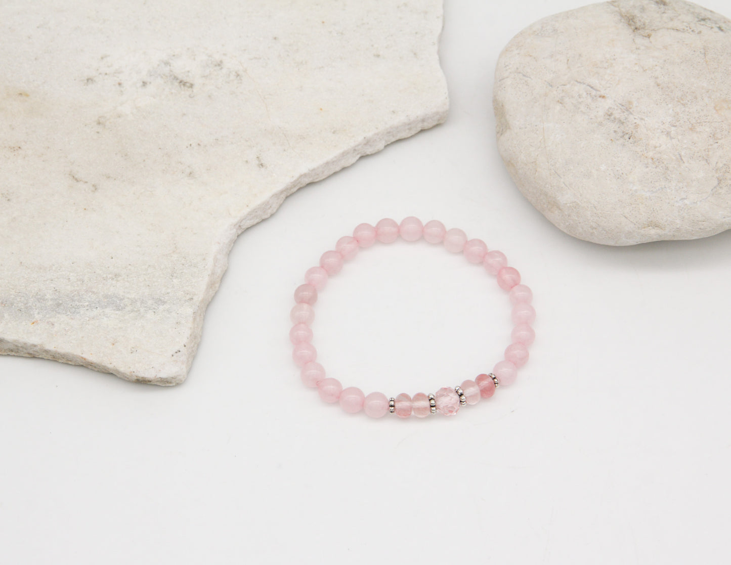 Rose Quartz Bracelet – 6mm