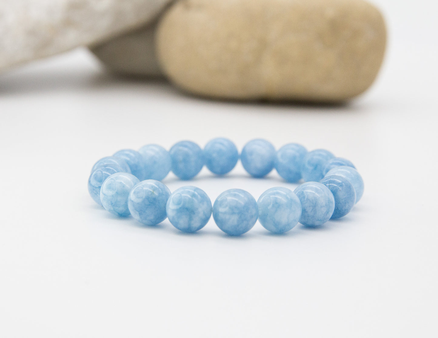 Pulsera Aguamarina Simple