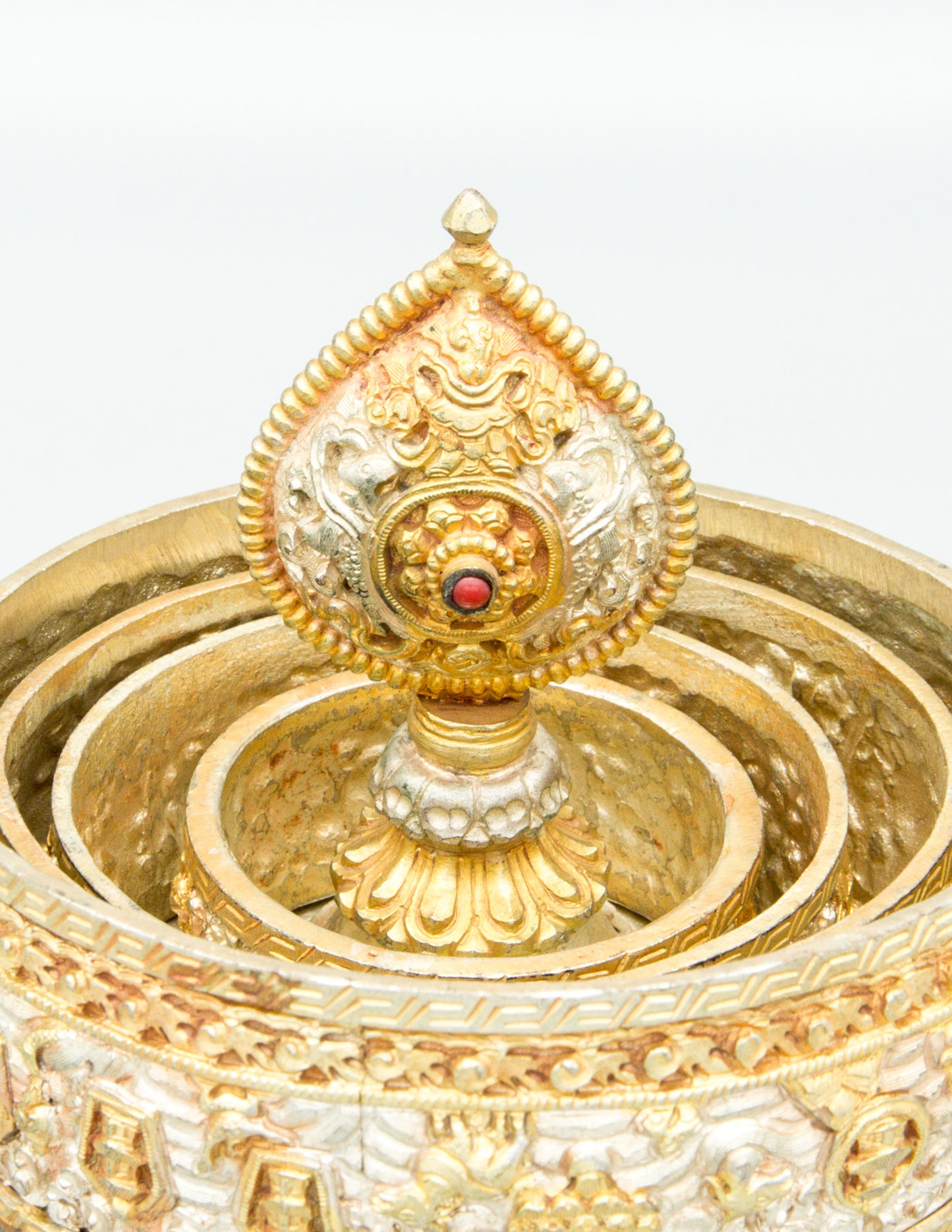 Handgefertigtes Gold & Silber Mandalaset, klein