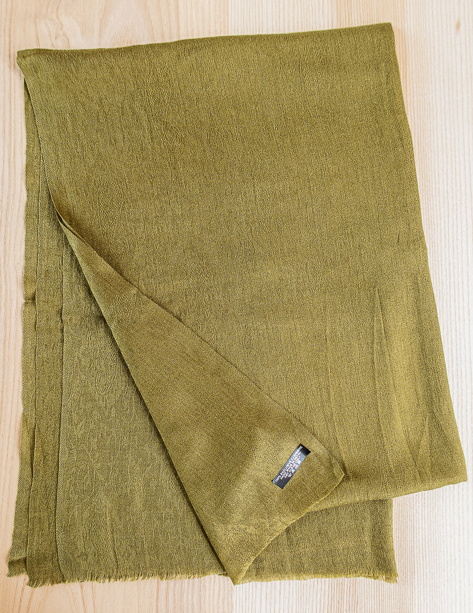 Olive Paisley Pashmina