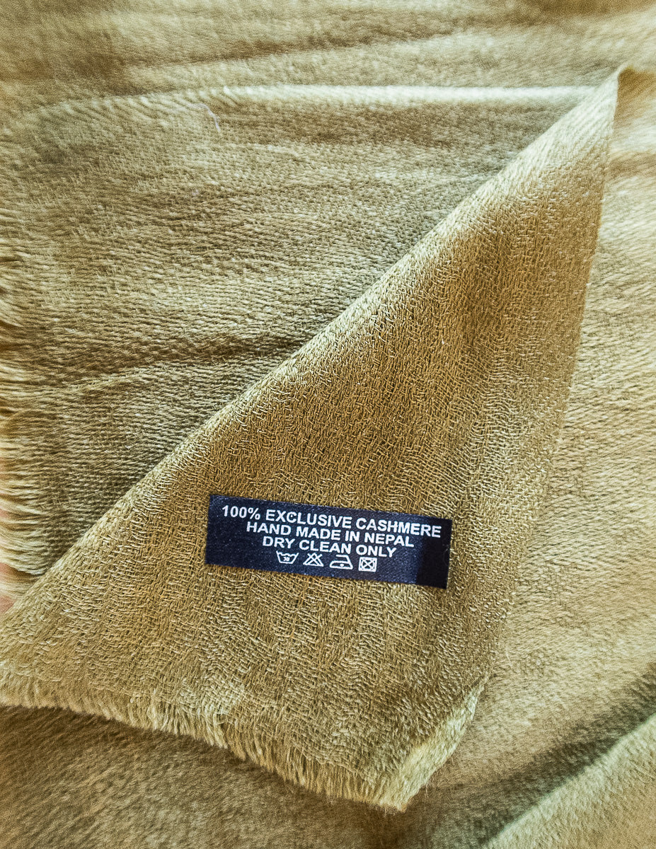 Olive Paisley Pashmina