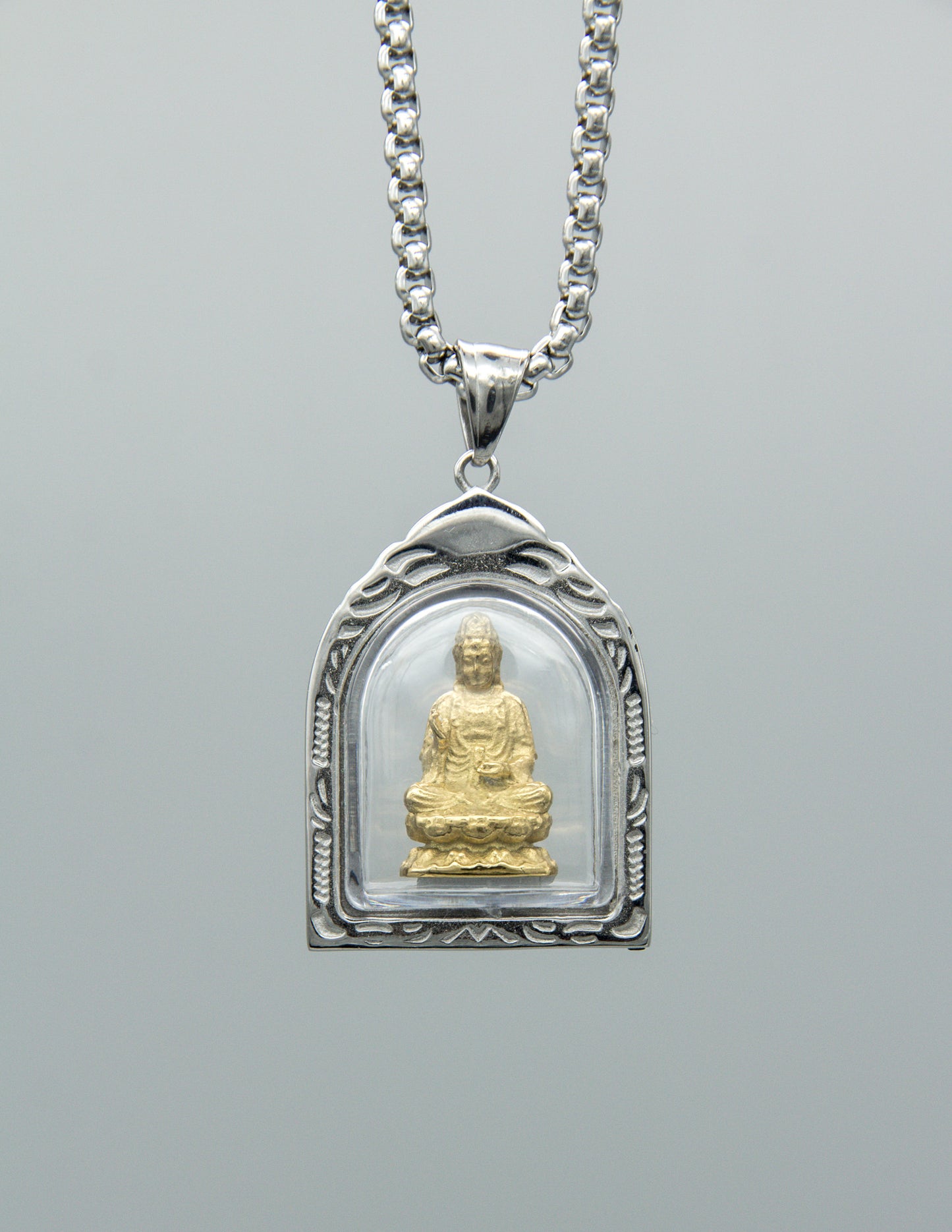 Guanyin Buddha Bubble Necklace